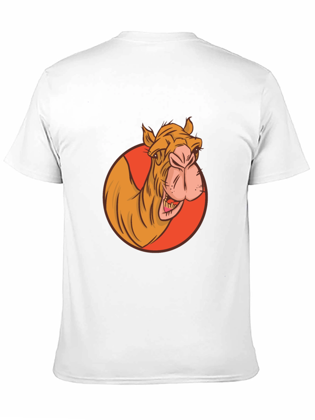 Camel Graphic Tee - Black Crew Neck T-Shirt