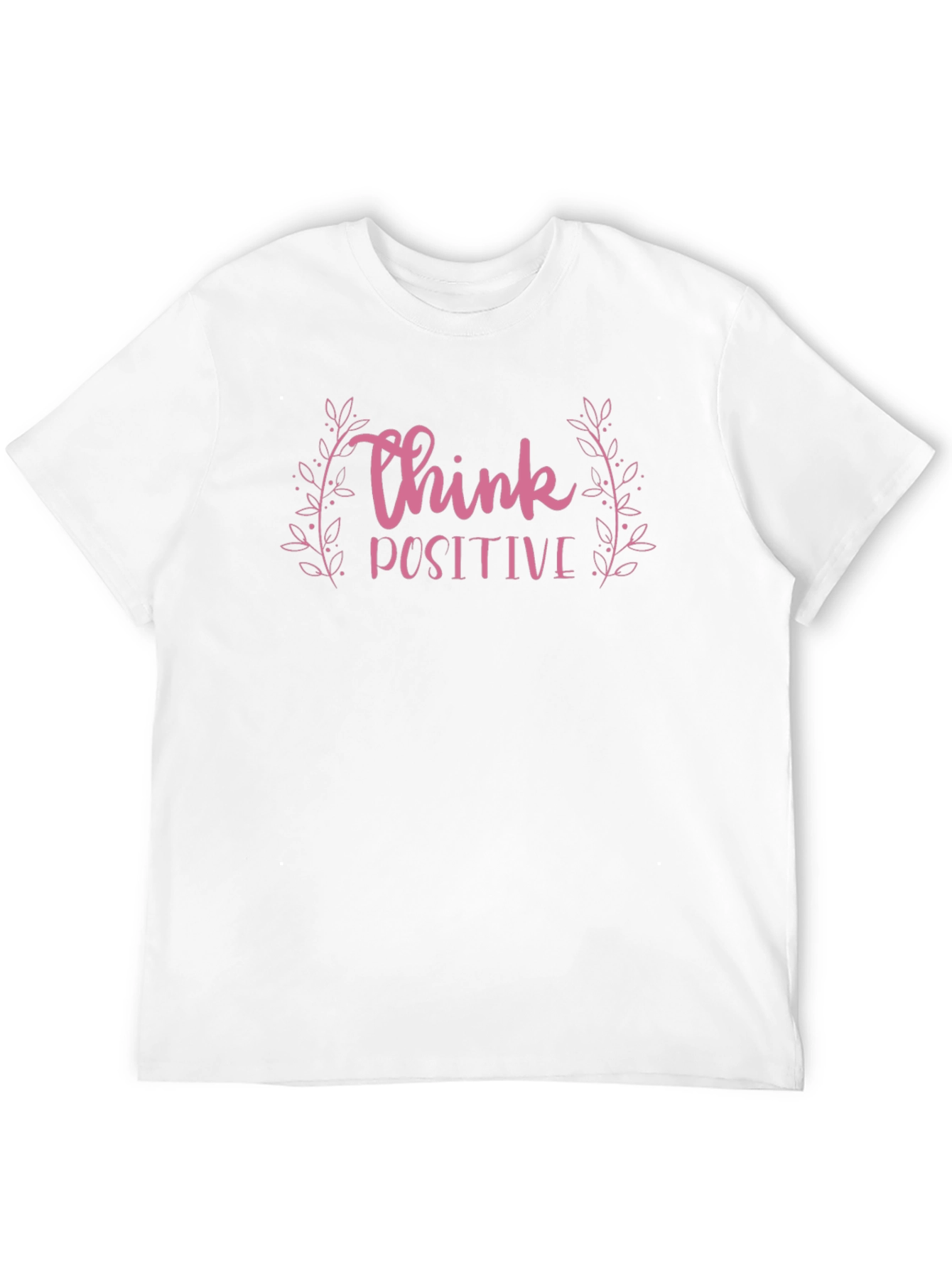 Think Positive Graphic Tee - Inspirational Design