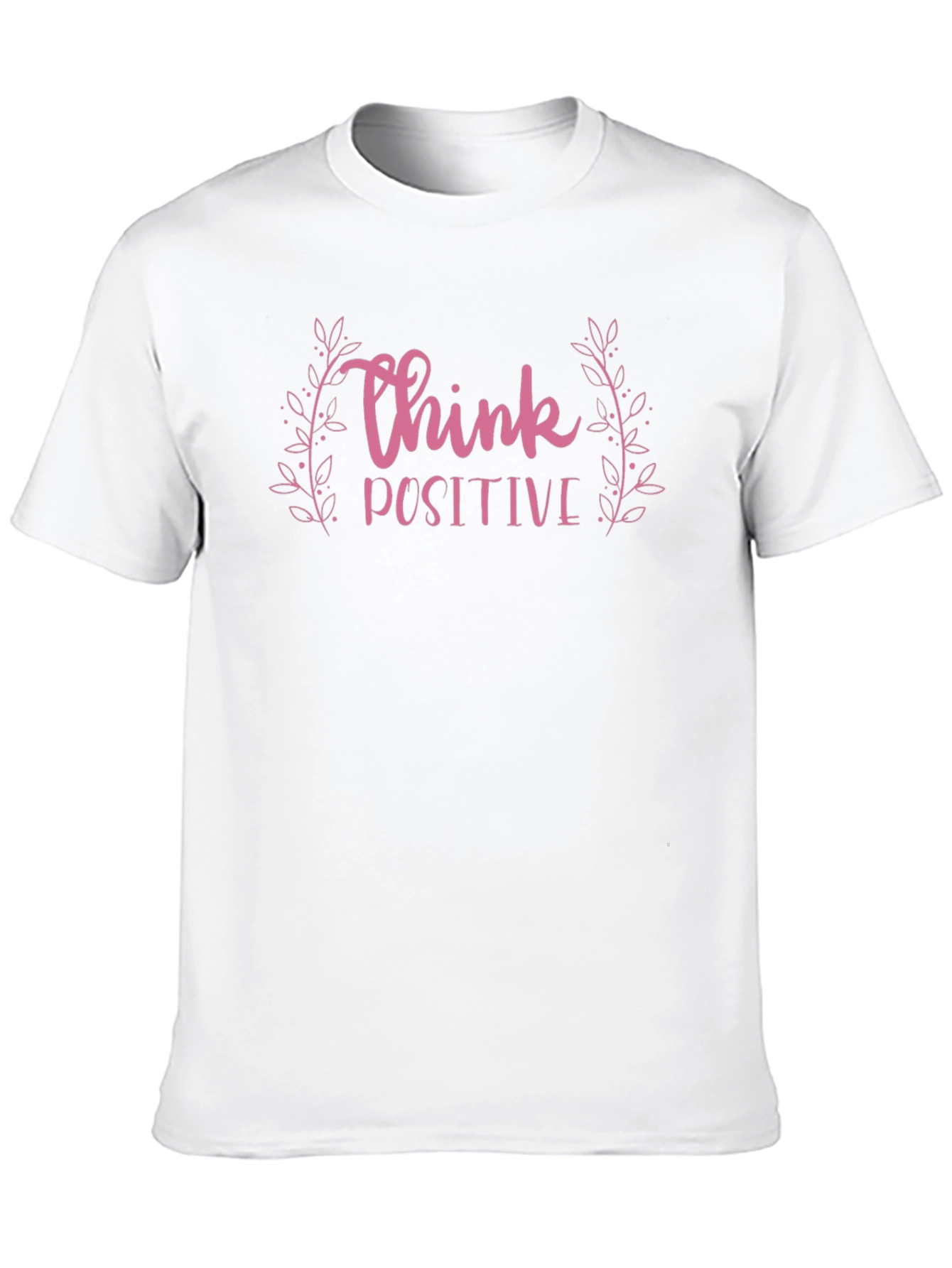 Think Positive Graphic Tee - Inspirational Design