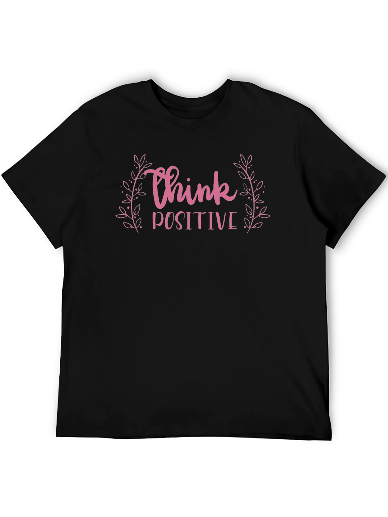 Think Positive Graphic Tee - Inspirational Design