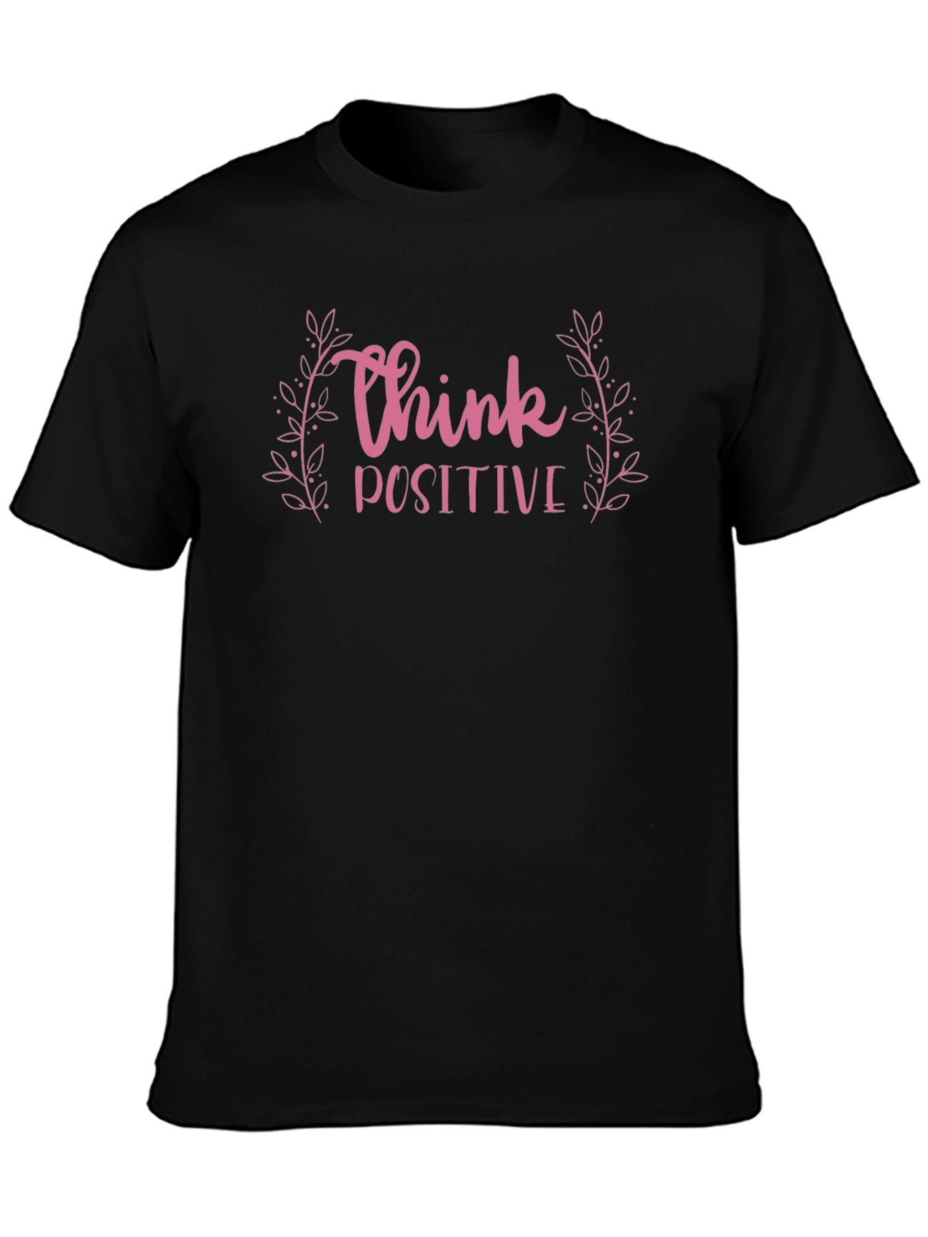 Think Positive Graphic Tee - Inspirational Design