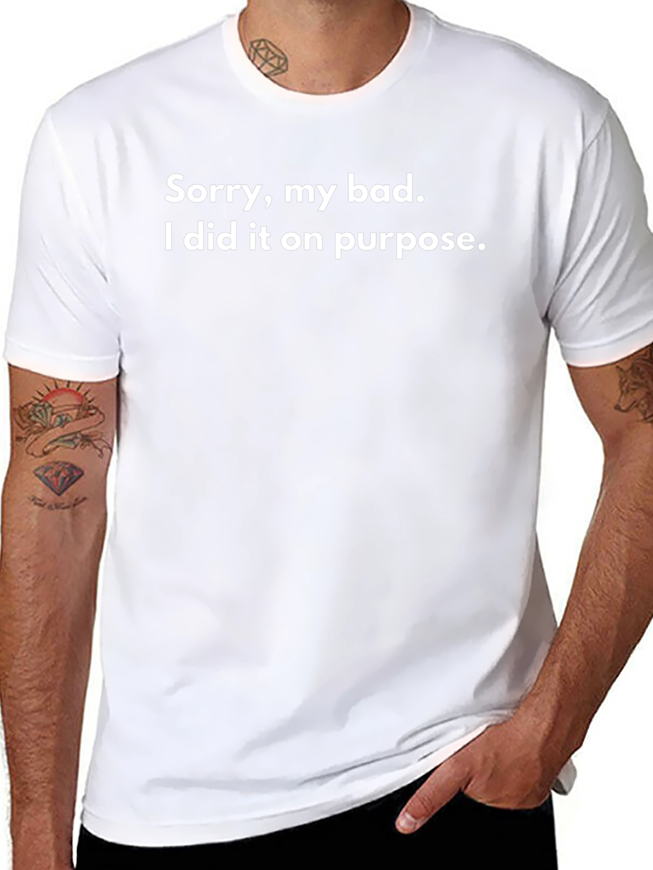 Sorry My Bad Graphic T-Shirt