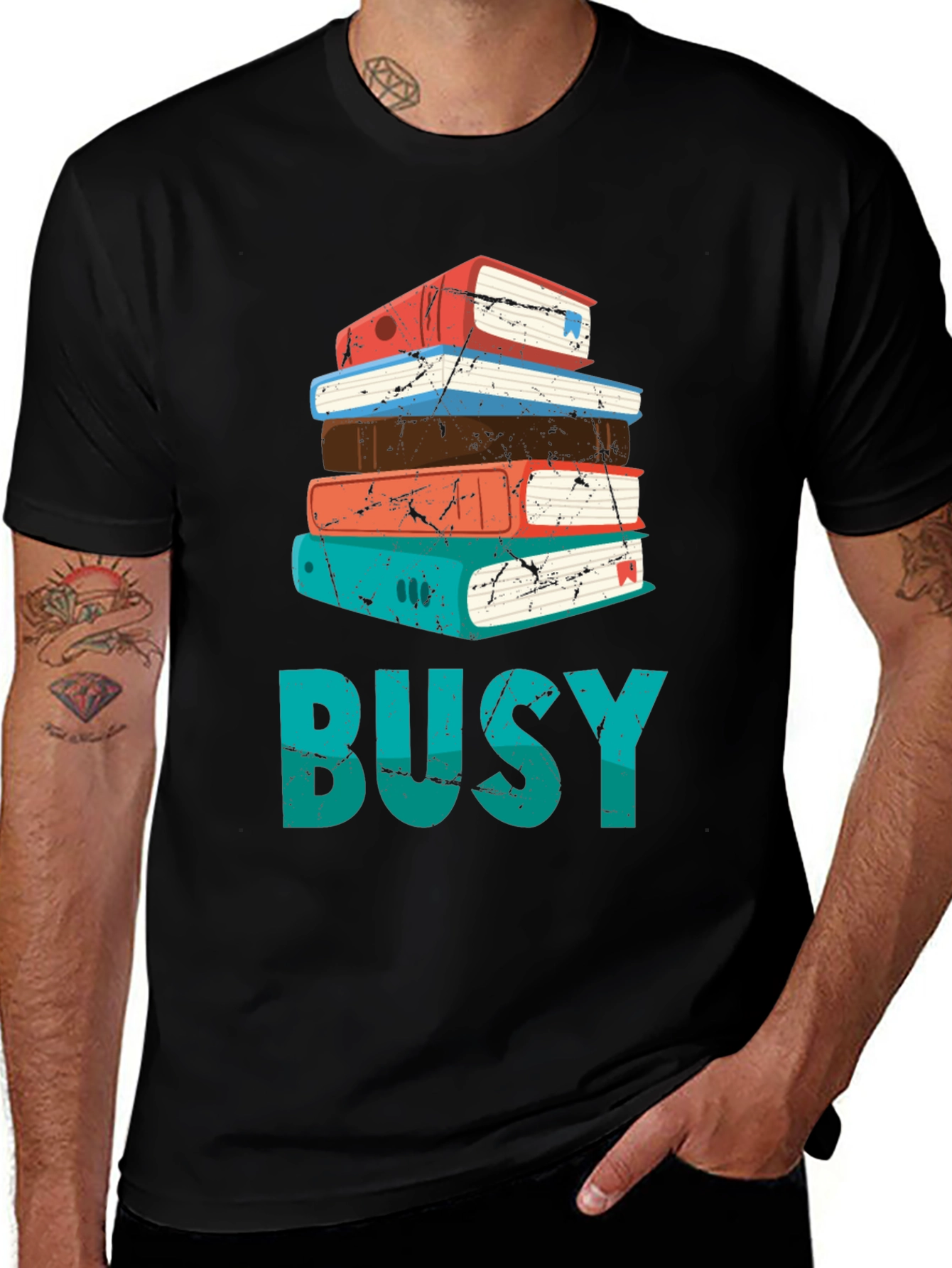 Busy Books Graphic Tee