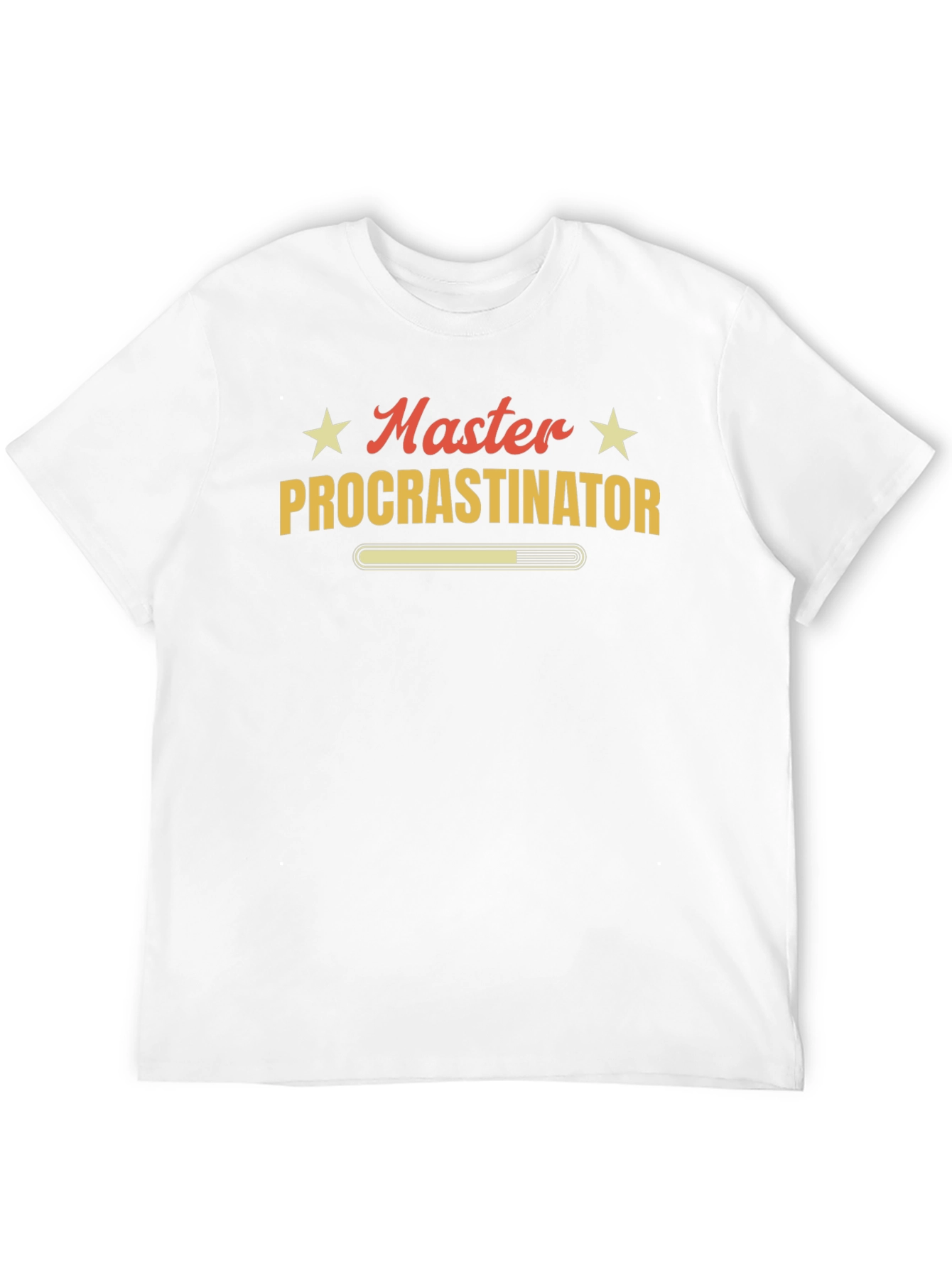 Master Procrastinator T-Shirt - Funny Graphic Tee
