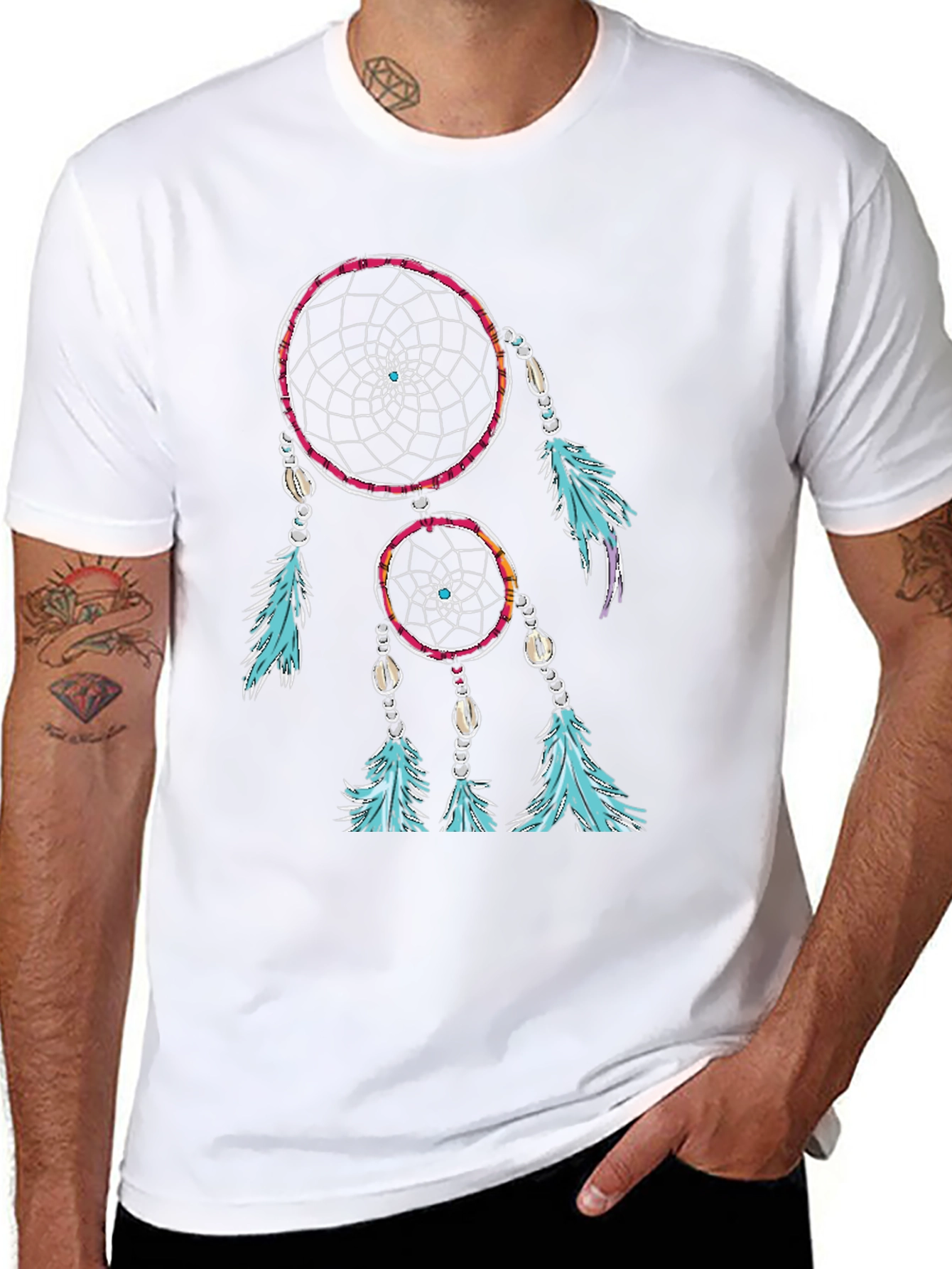 Dreamcatcher Graphic Black T-Shirt