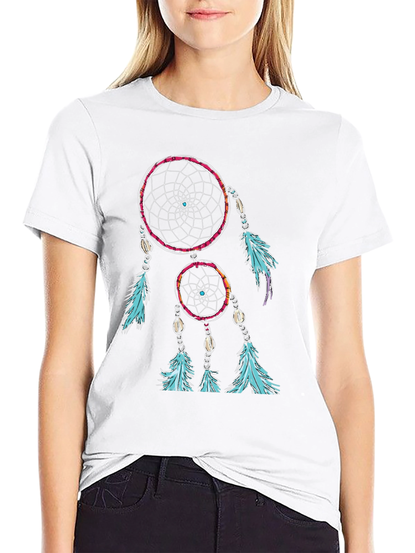 Dreamcatcher Graphic Black T-Shirt