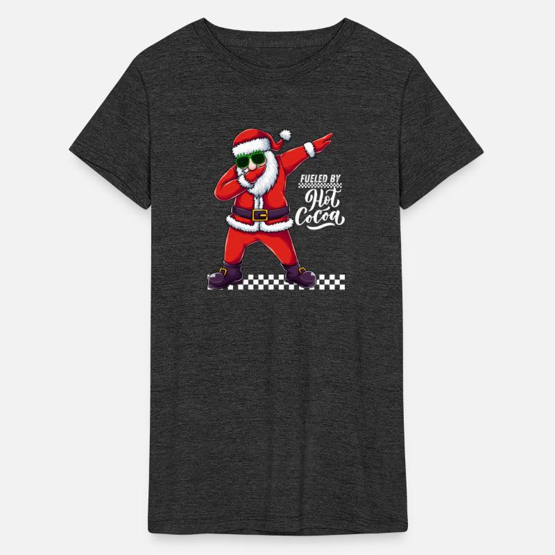 Fueled by Hot Cocoa, dabbing Santa