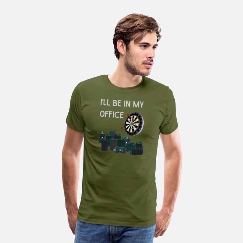 Funny Beer and Darts Office Humor Drinking Shirt