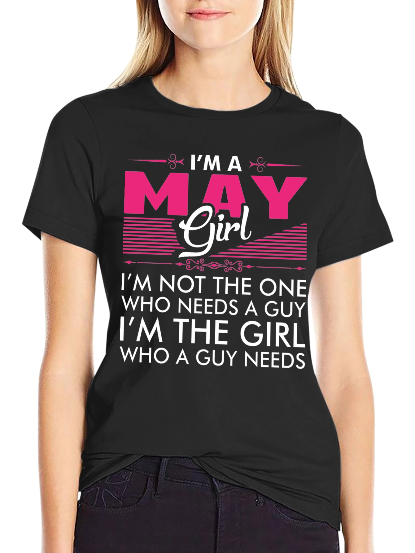 Im A May Girl Graphic T-Shirt