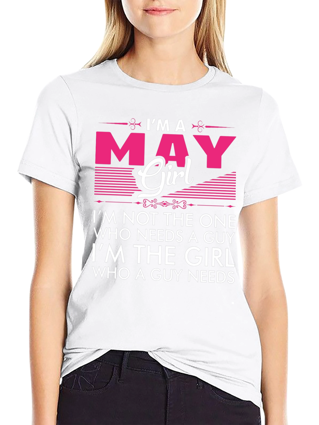 Im A May Girl Graphic T-Shirt