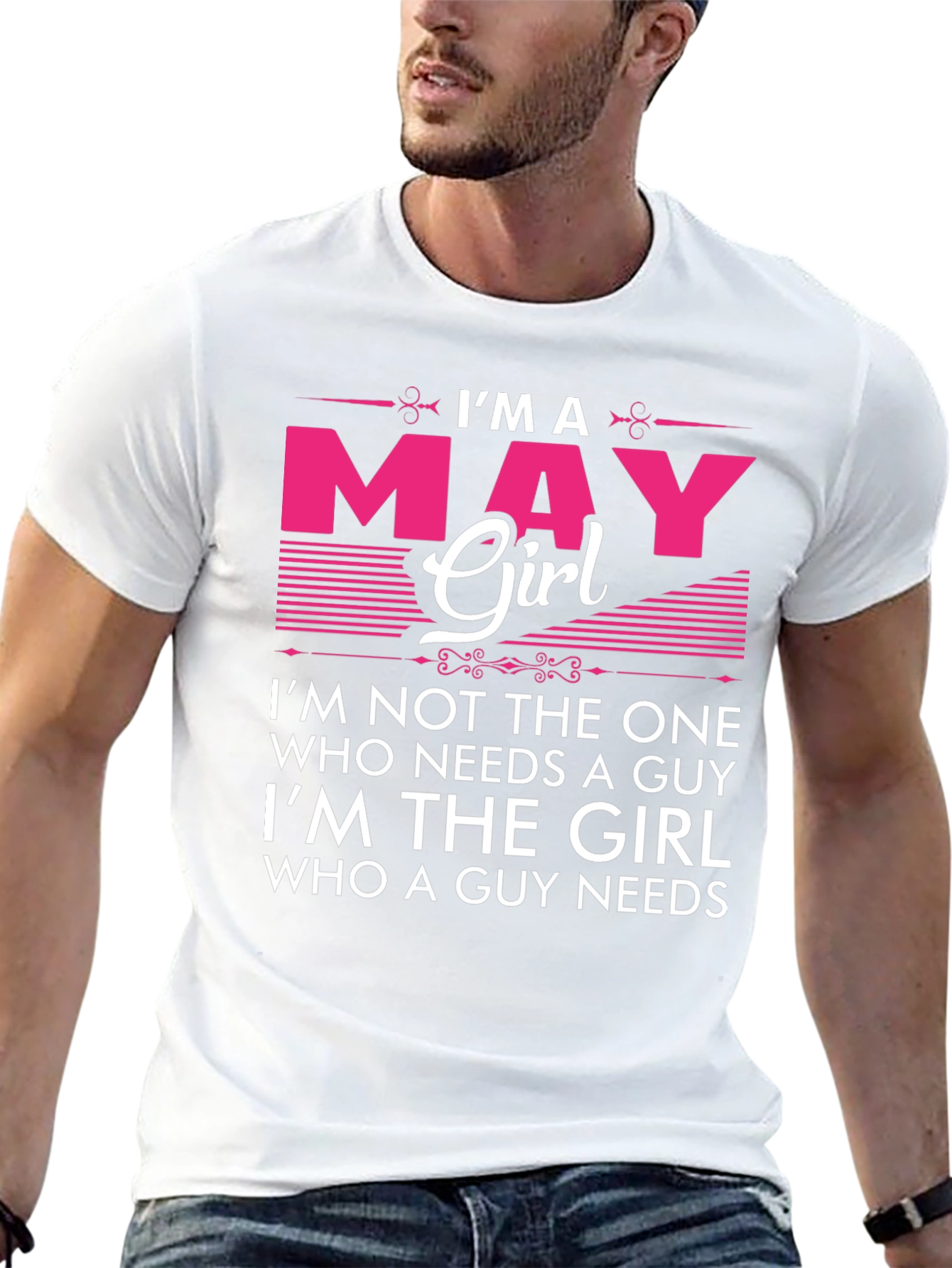 Im A May Girl Graphic T-Shirt