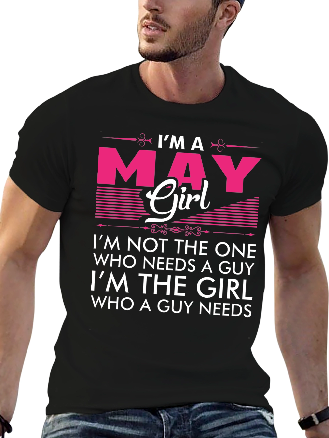 Im A May Girl Graphic T-Shirt