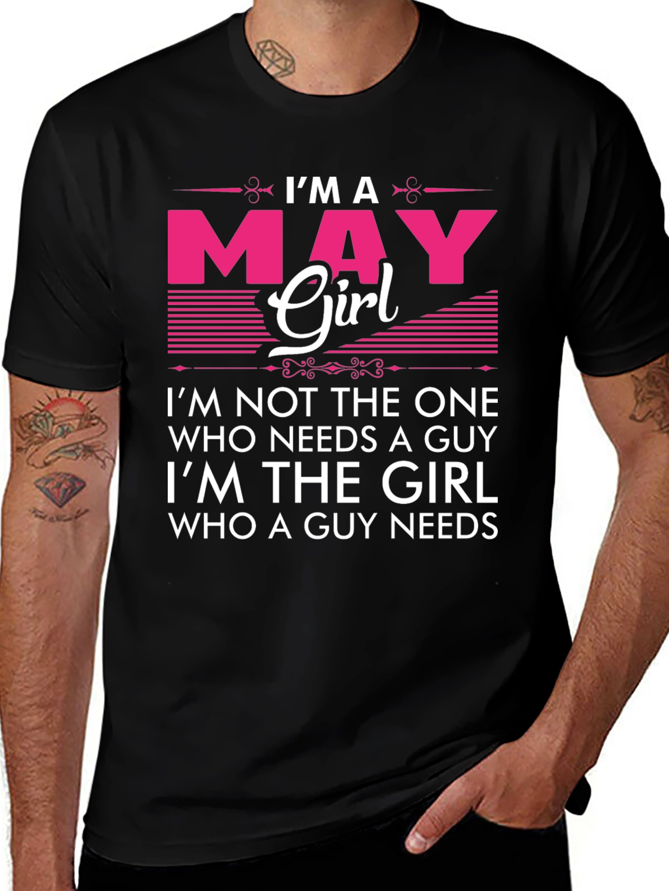 Im A May Girl Graphic T-Shirt