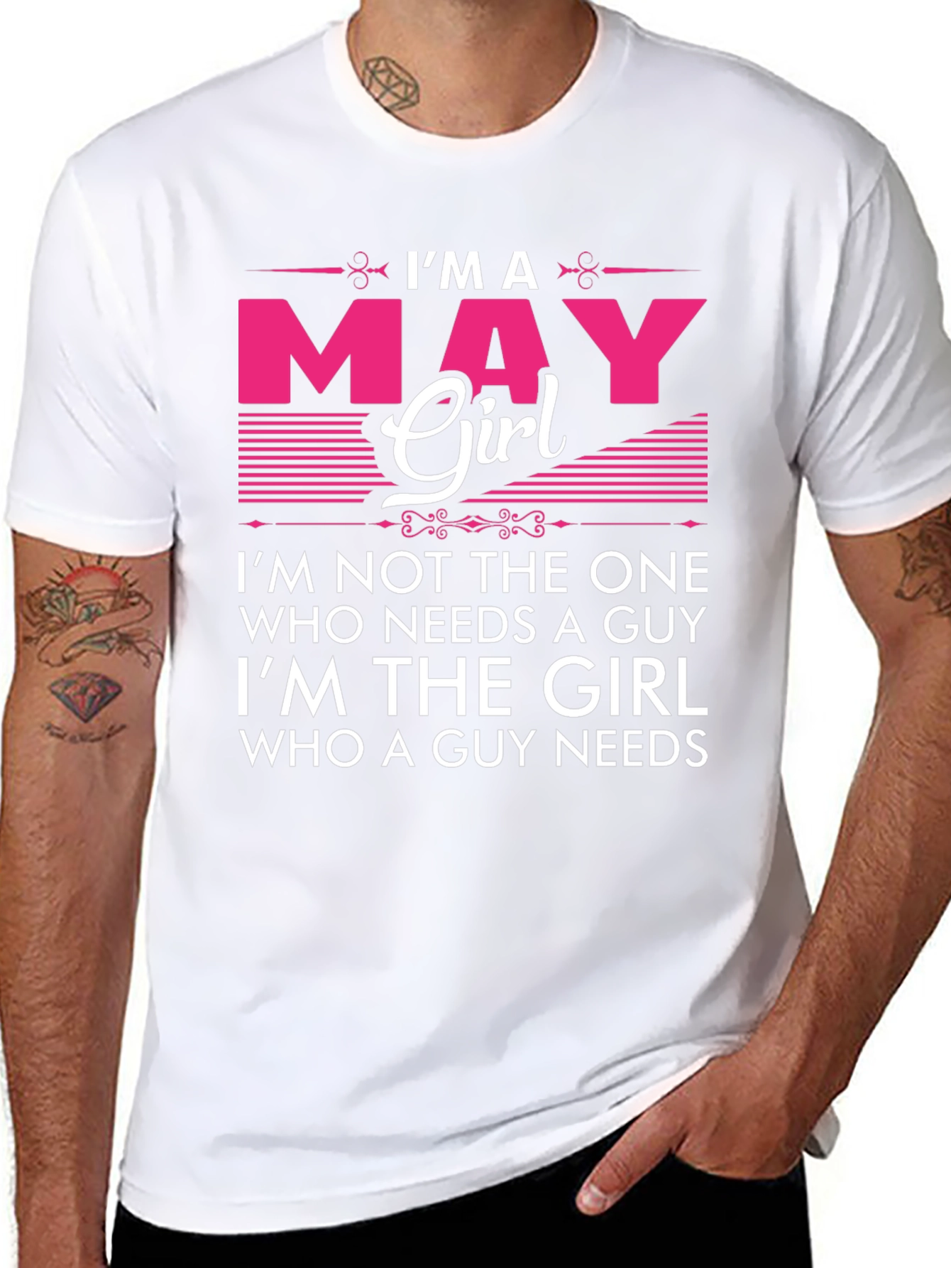 Im A May Girl Graphic T-Shirt