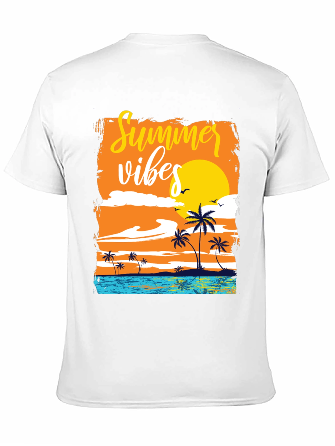 Summer Vibes Graphic Tee - Black