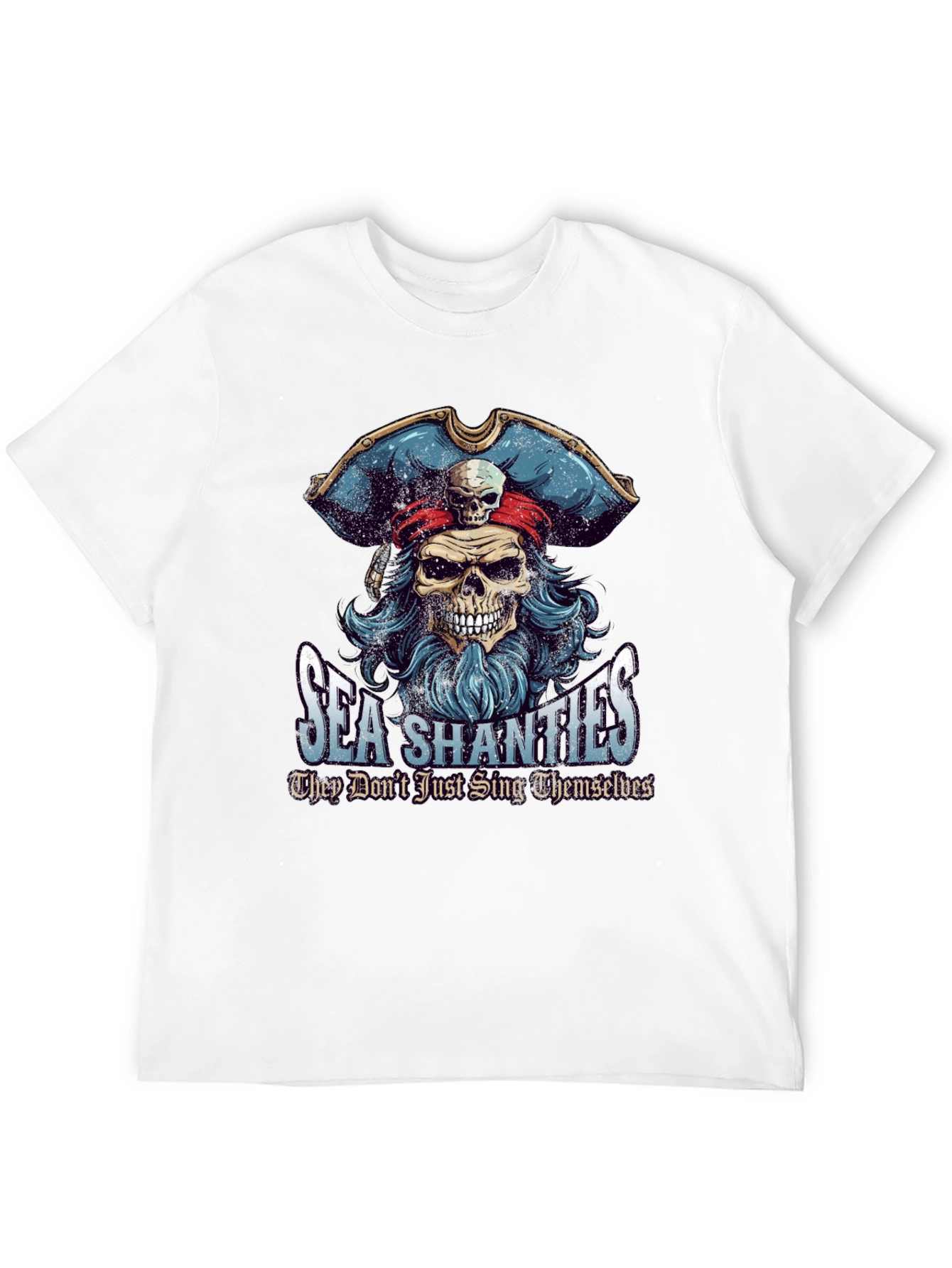 Sea Shanties Skull Graphic T-Shirt