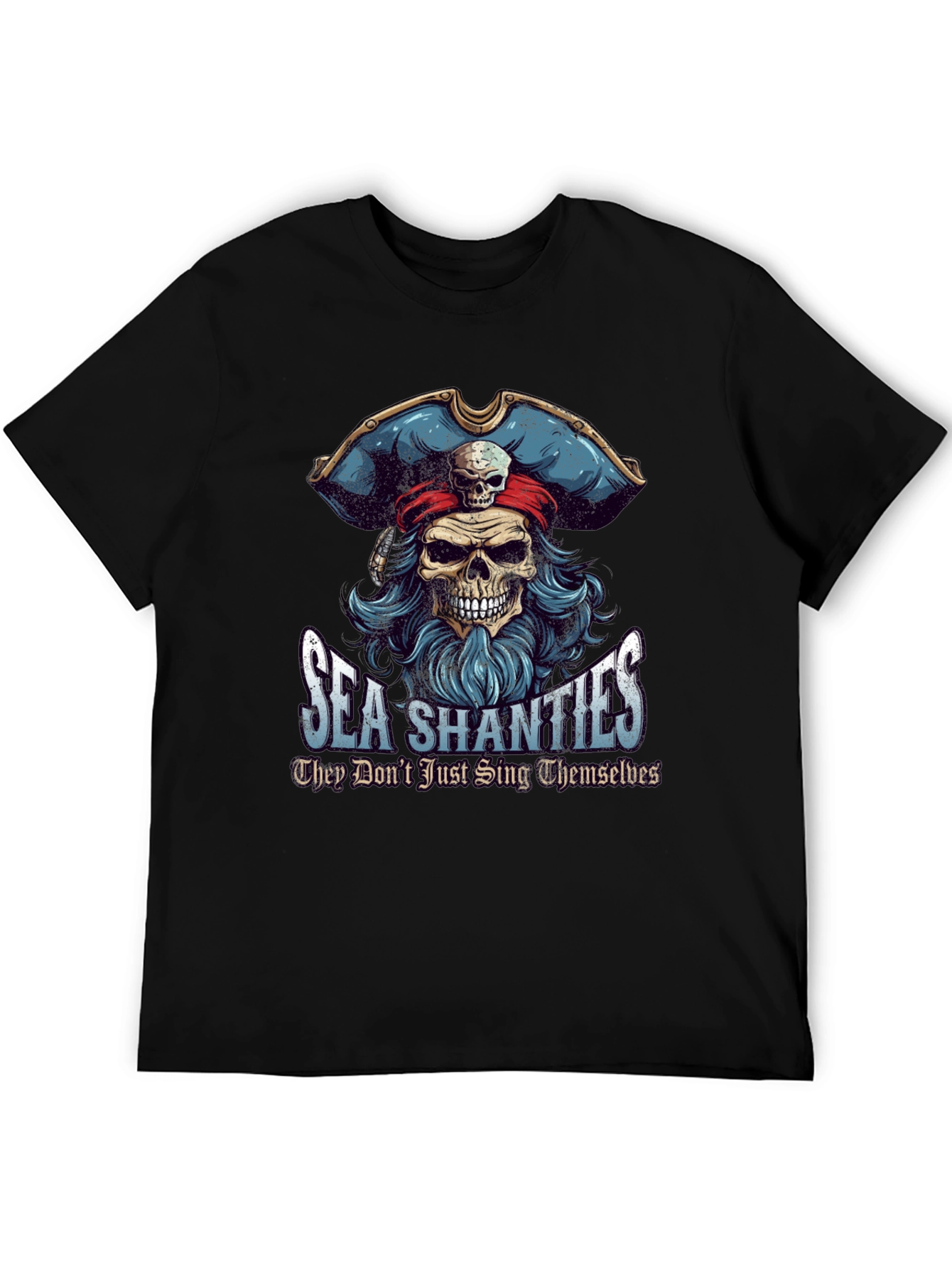 Sea Shanties Skull Graphic T-Shirt