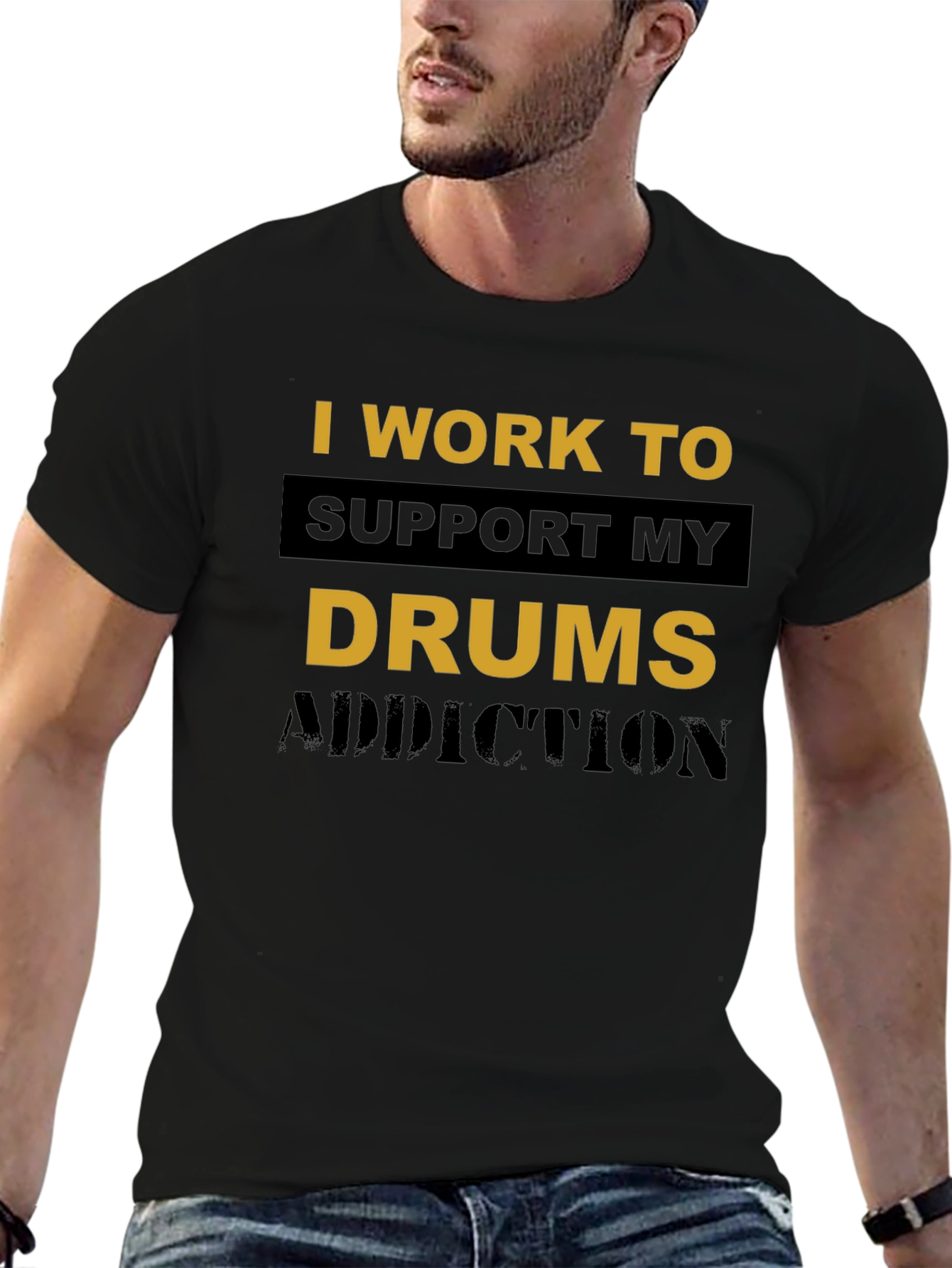 Drums Addiction T-Shirt - Musician Humor