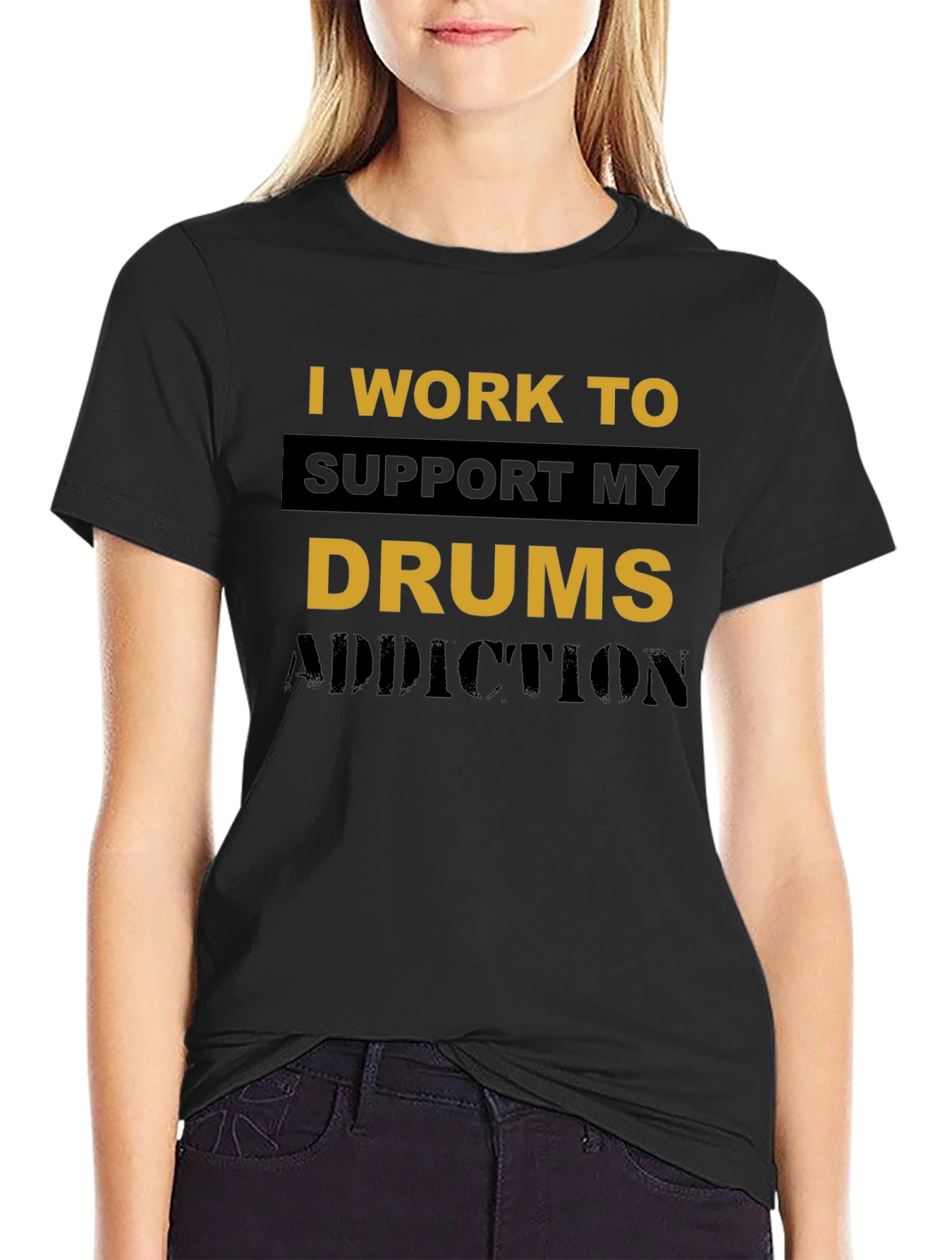 Drums Addiction T-Shirt - Musician Humor