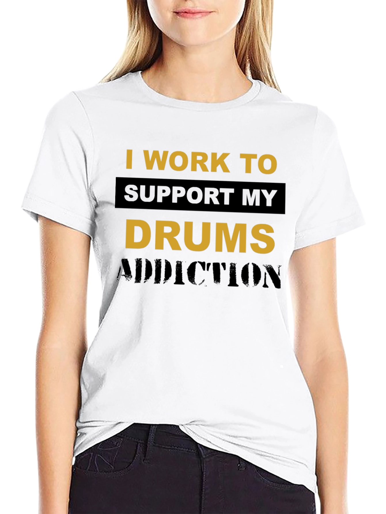 Drums Addiction T-Shirt - Musician Humor