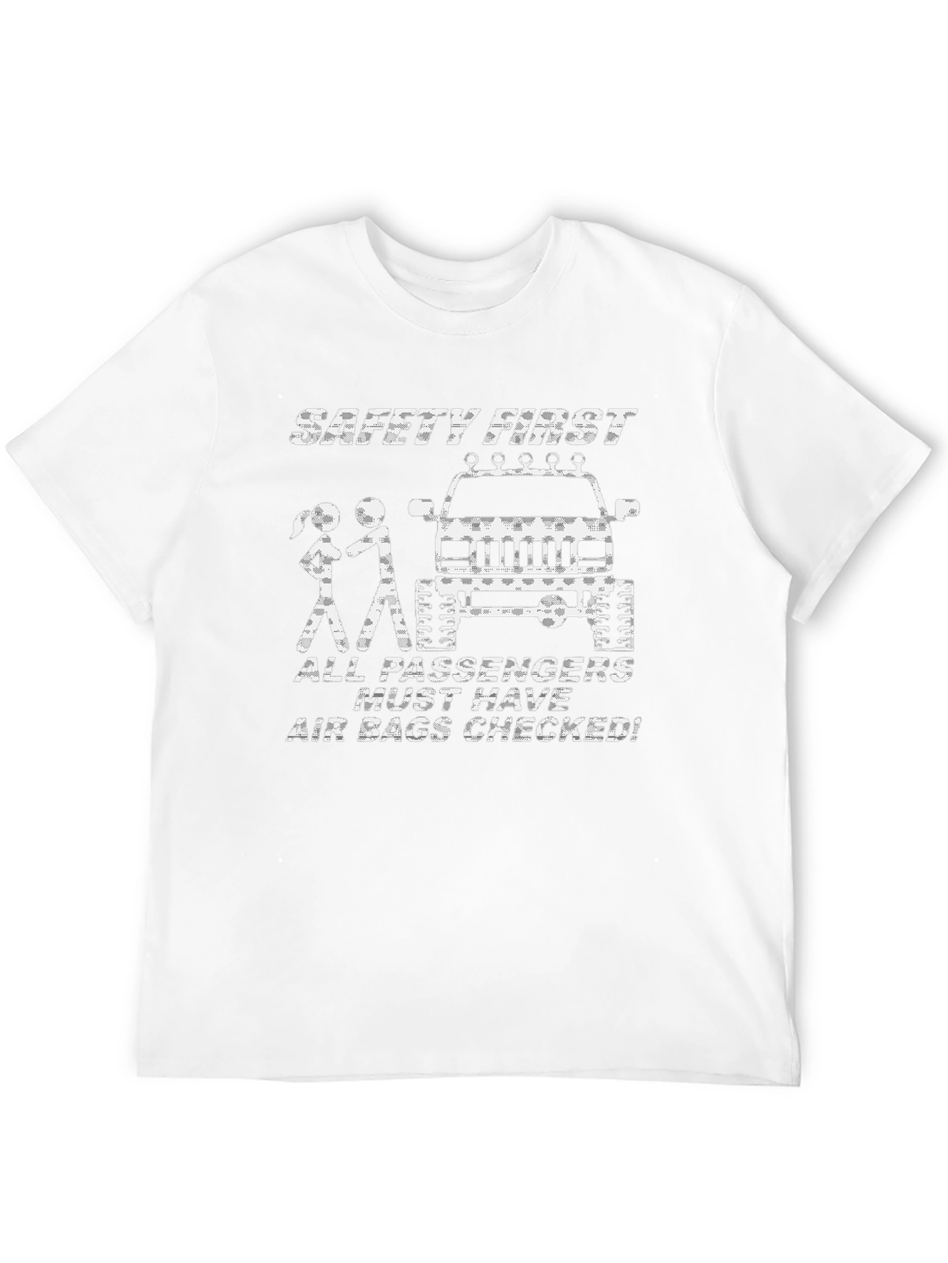 Safety First Funny Jeep T-Shirt