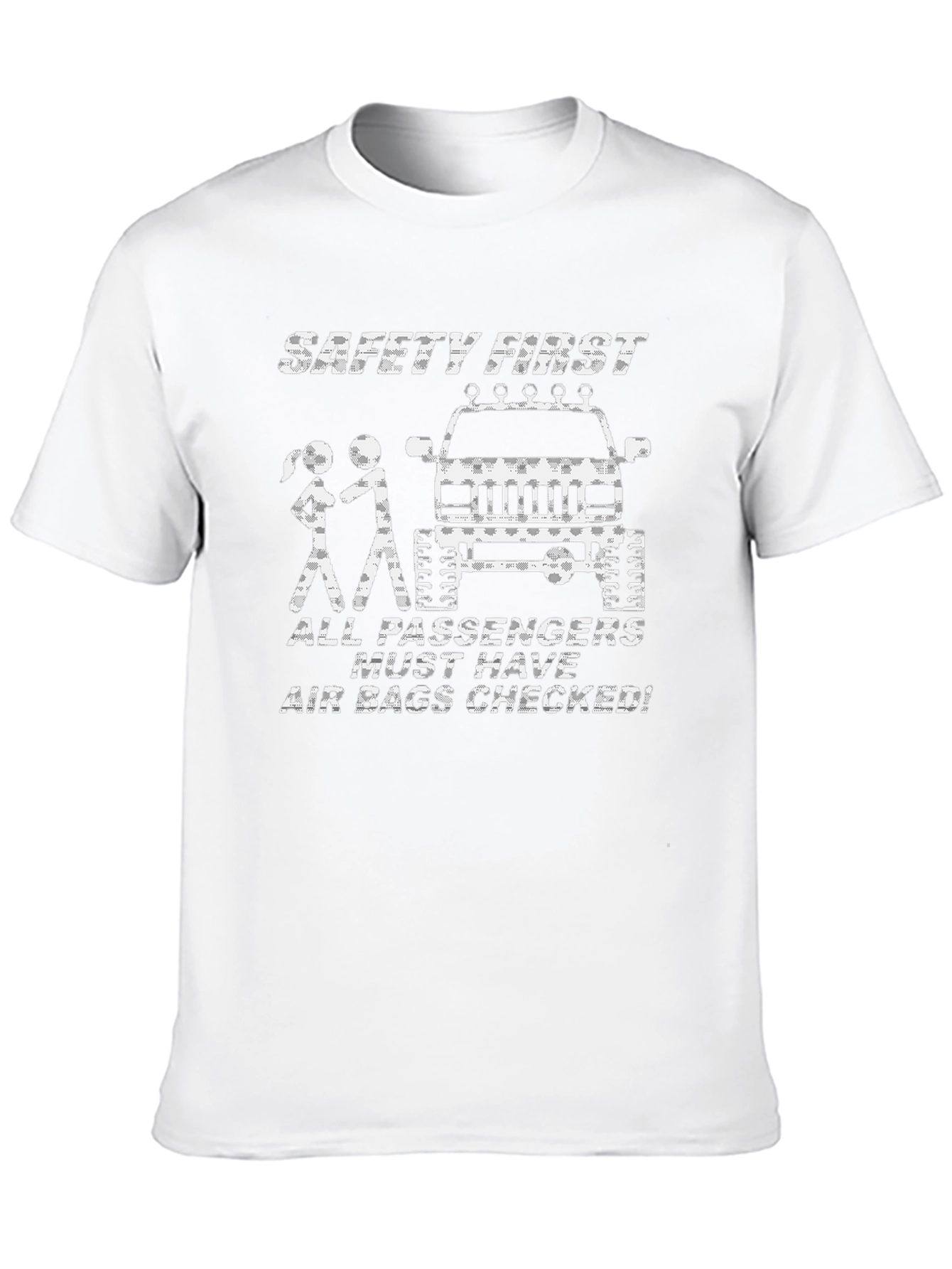 Safety First Funny Jeep T-Shirt