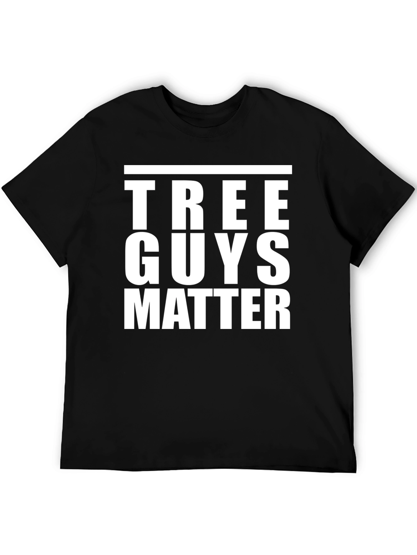 Tree Guys Matter Graphic Tee - Black Cotton