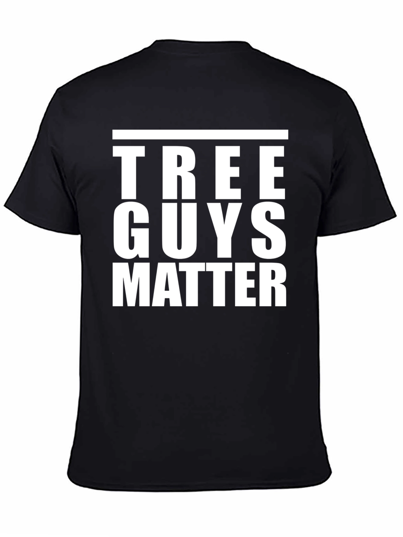 Tree Guys Matter Graphic Tee - Black Cotton