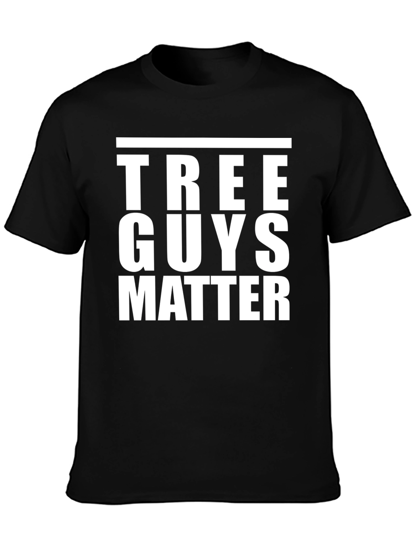 Tree Guys Matter Graphic Tee - Black Cotton