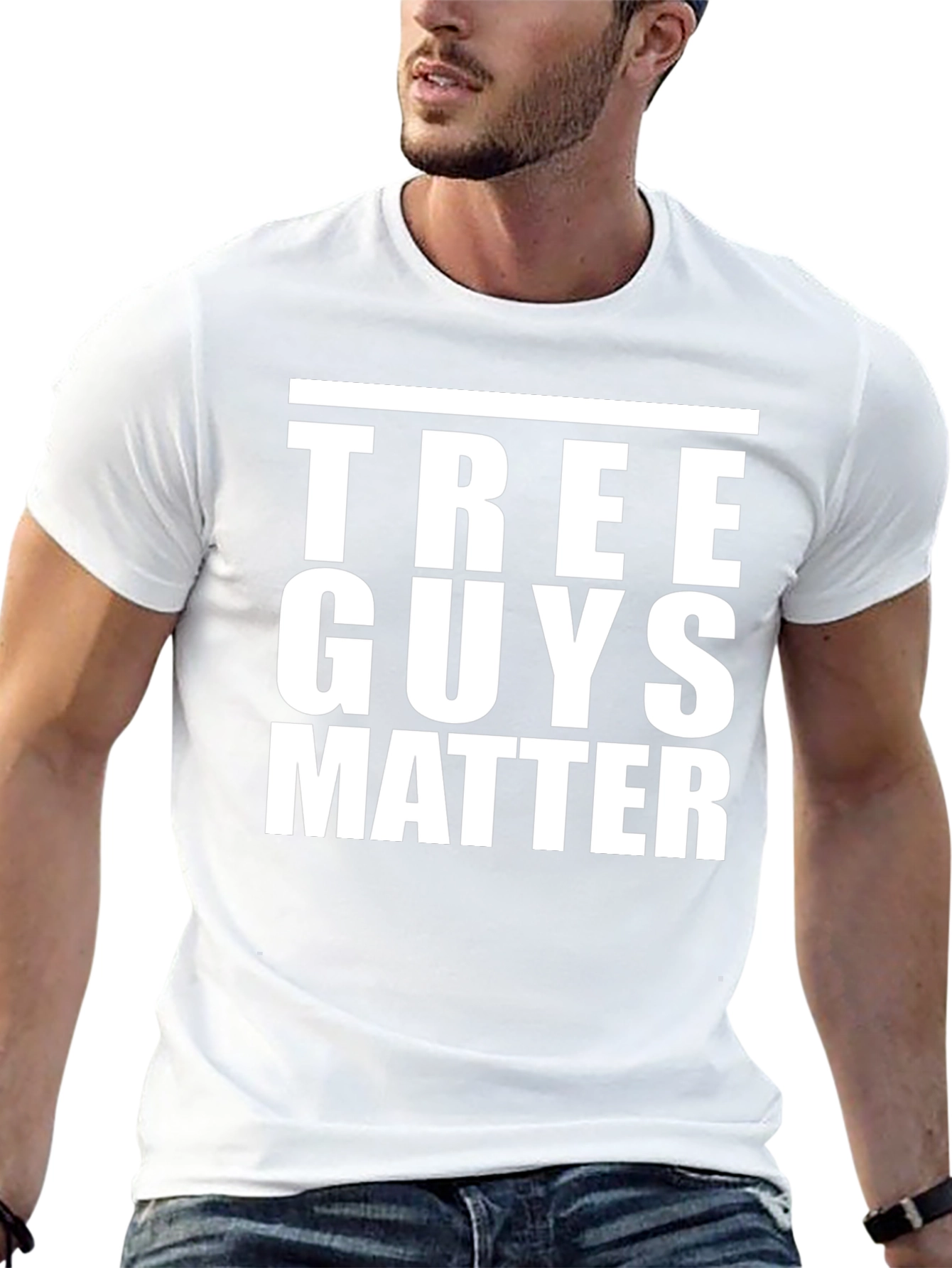 Tree Guys Matter Graphic Tee - Black Cotton
