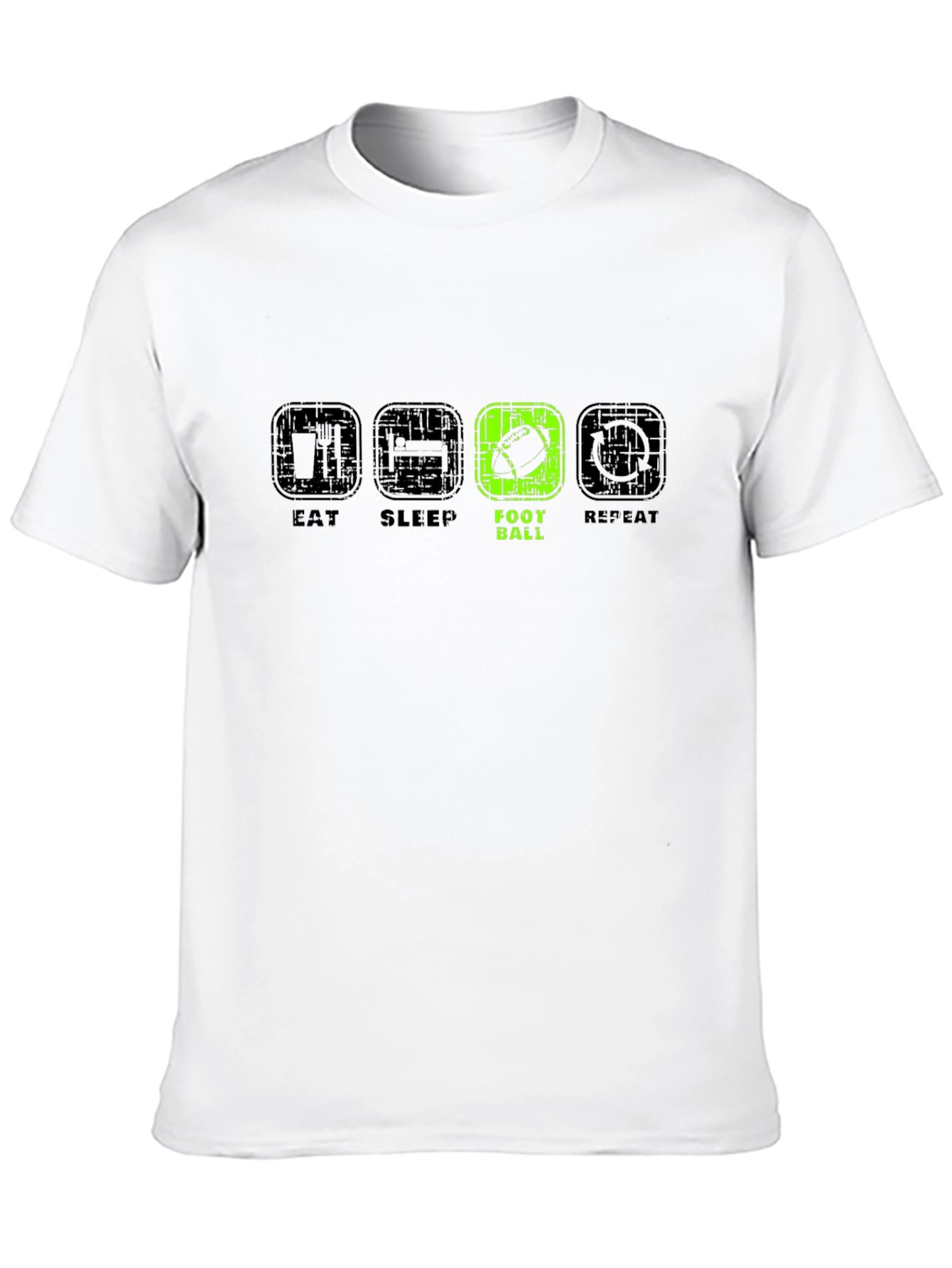 Eat Sleep Football Repeat T-Shirt