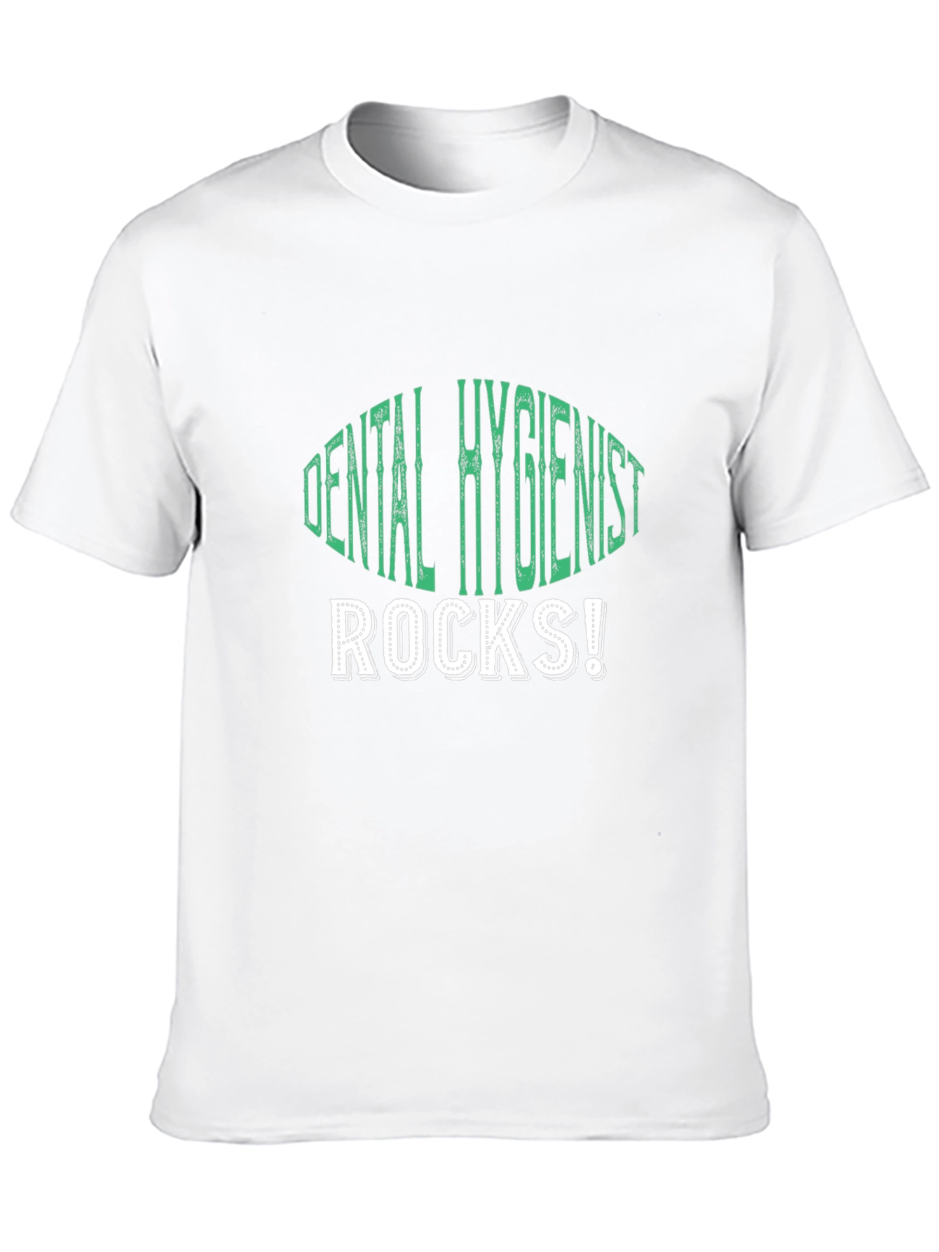 Dental Hygienist Rocks T-Shirt - Black Cotton Tee