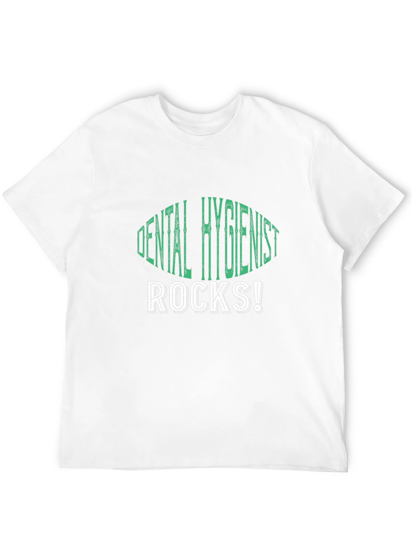 Dental Hygienist Rocks T-Shirt - Black Cotton Tee