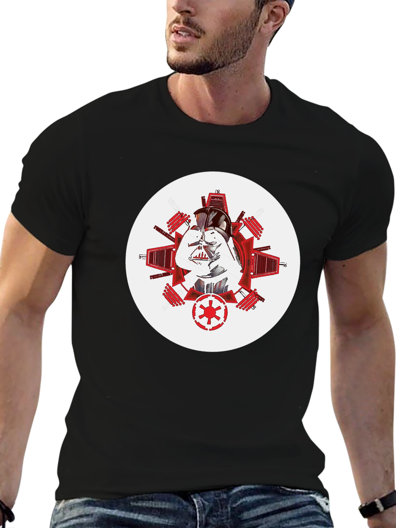 Darth Vader Gym Black T-Shirt