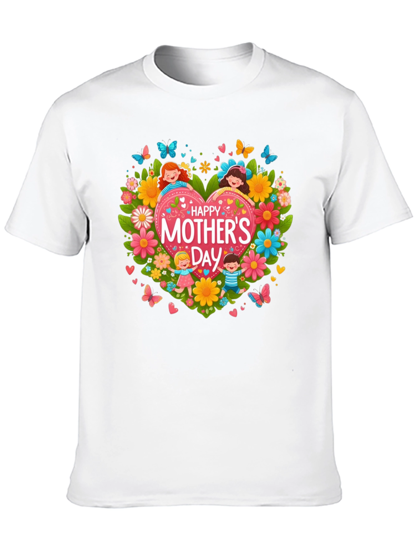 Mothers Day Heart Graphic Tee - Unisex Fit