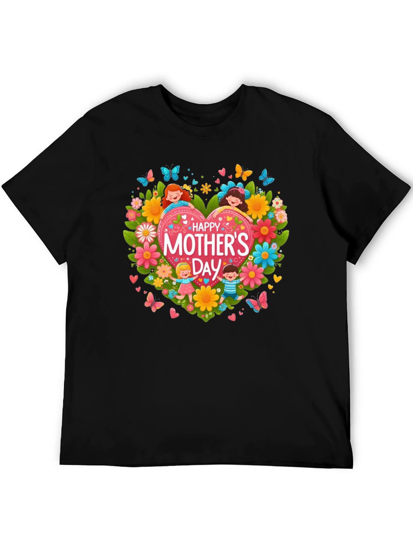 Mothers Day Heart Graphic Tee - Unisex Fit
