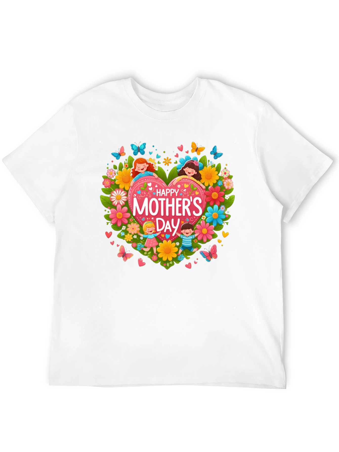 Mothers Day Heart Graphic Tee - Unisex Fit