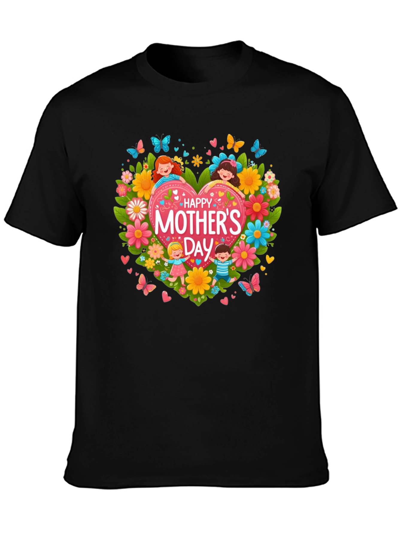 Mothers Day Heart Graphic Tee - Unisex Fit
