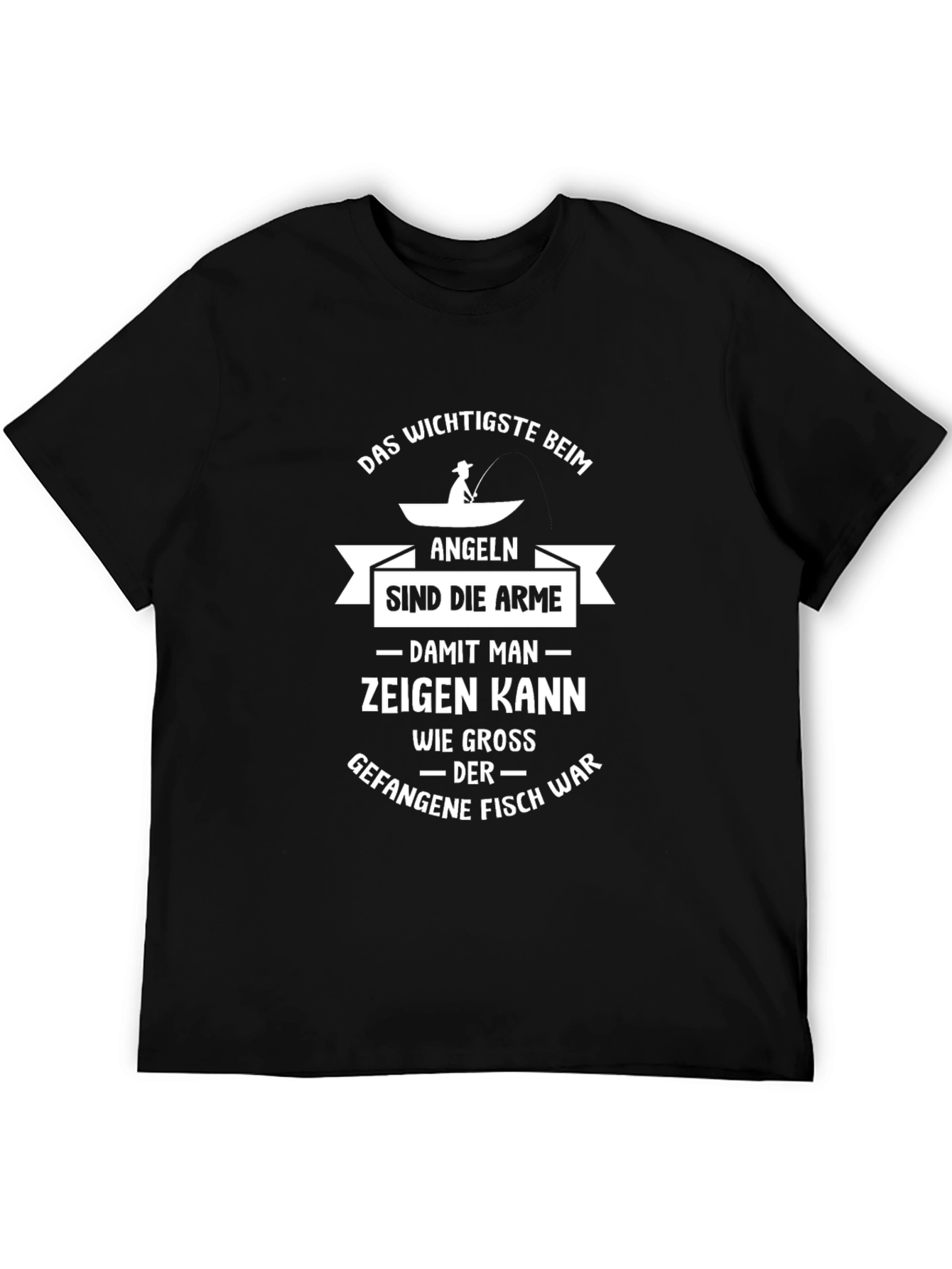 Fishing Humor T-Shirt: The Arms Matter