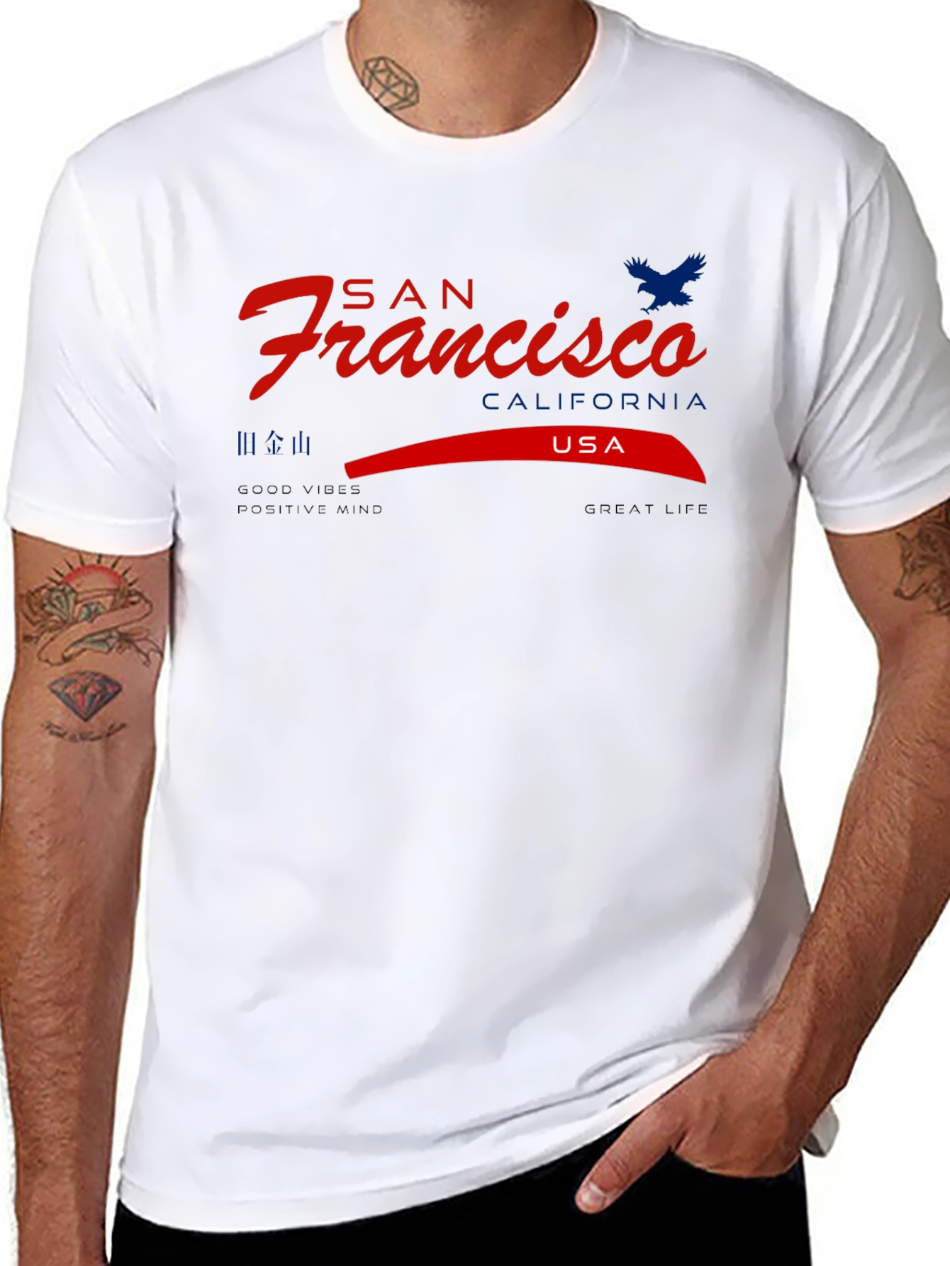 San Francisco Graphic Tee - California USA Design
