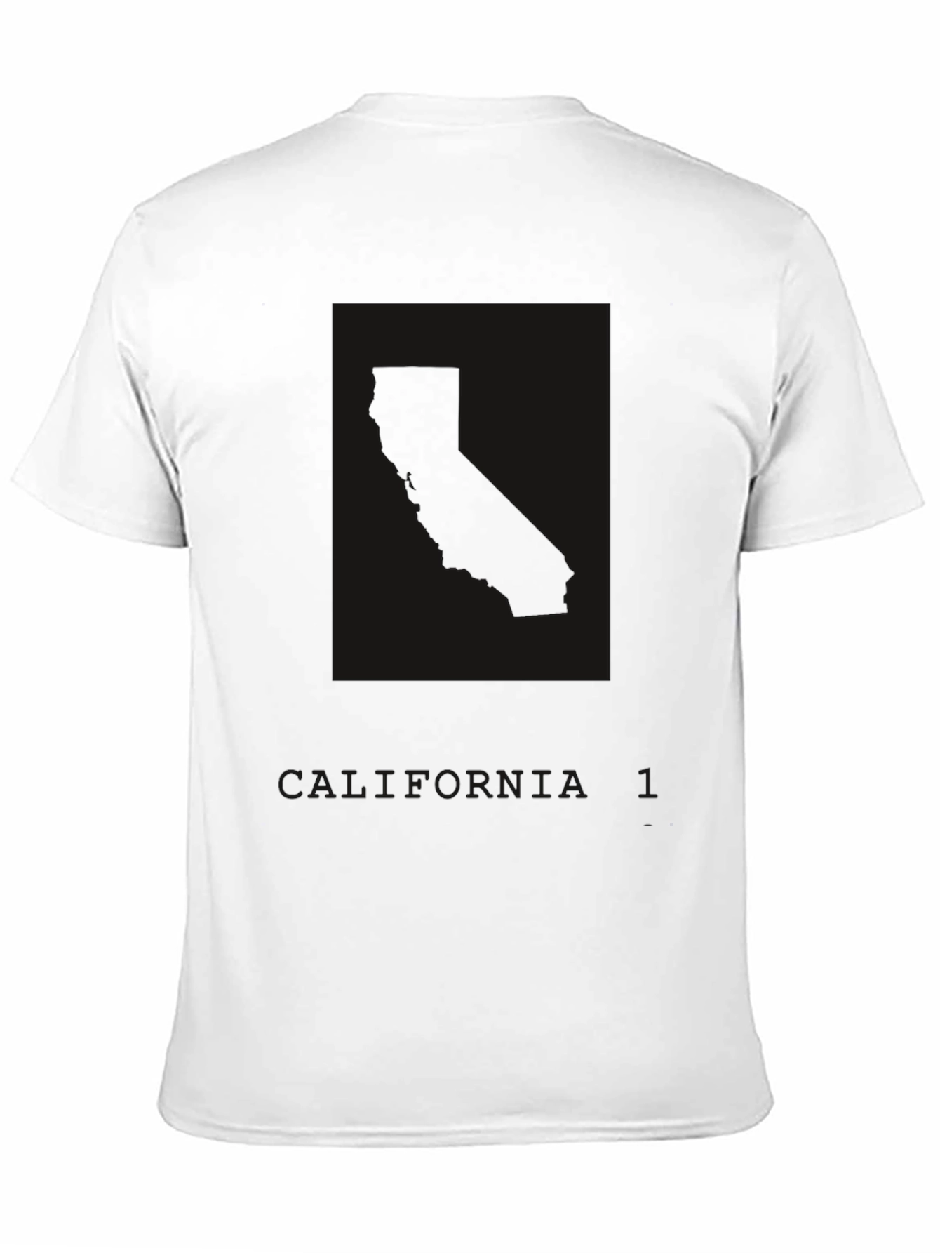 California State T-Shirt - Solid Black Comfort
