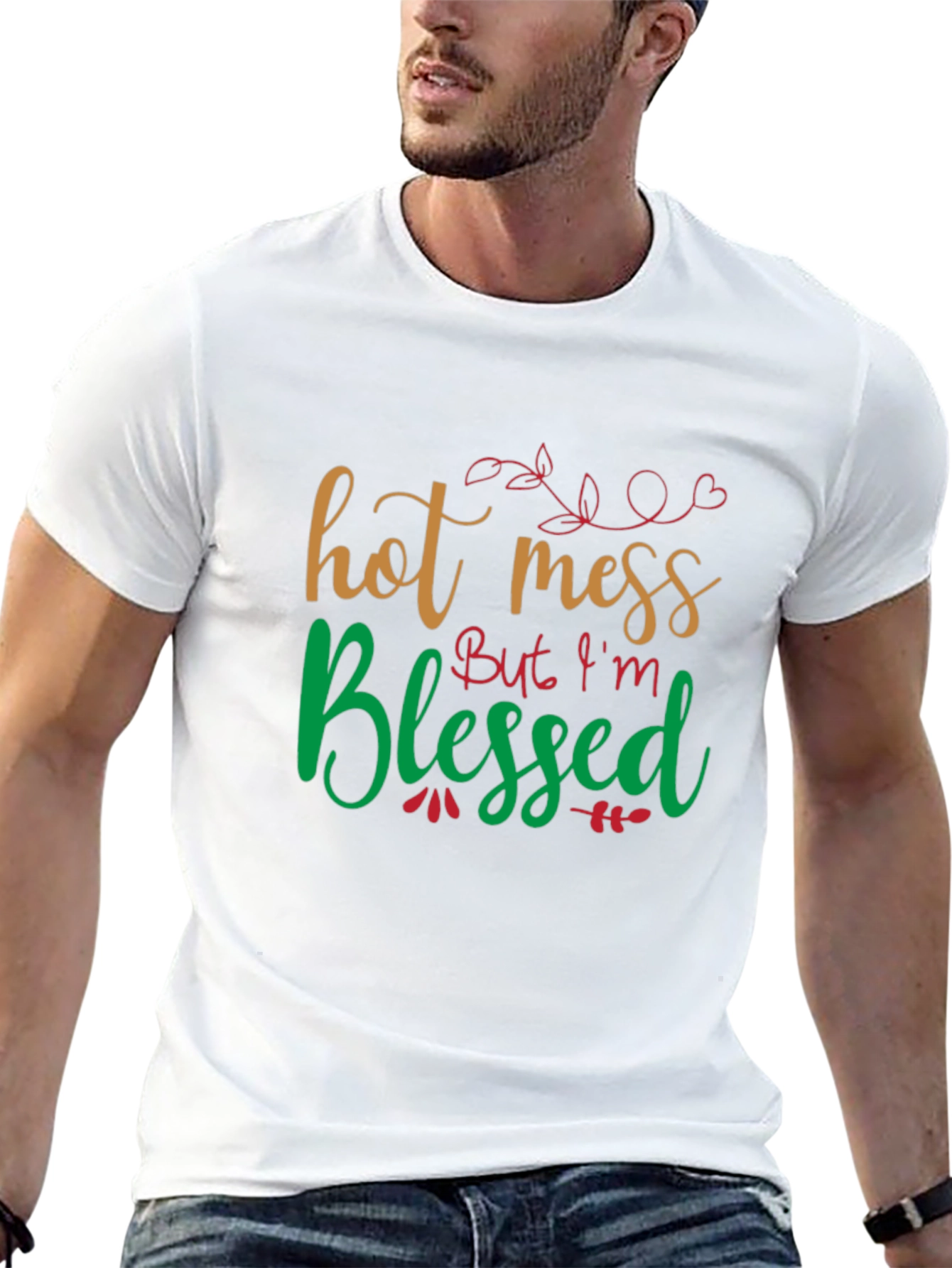 Hot Mess But Im Blessed T-Shirt