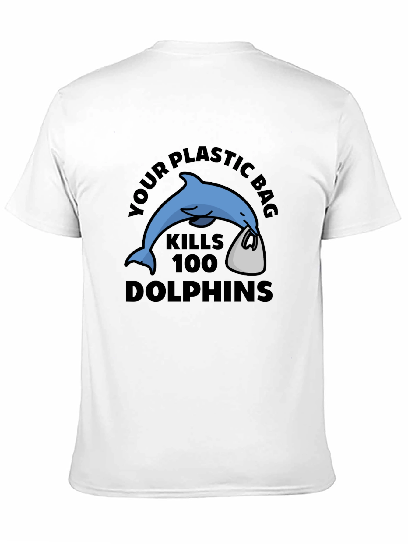 Eco-Friendly Dolphin Graphic T-Shirt