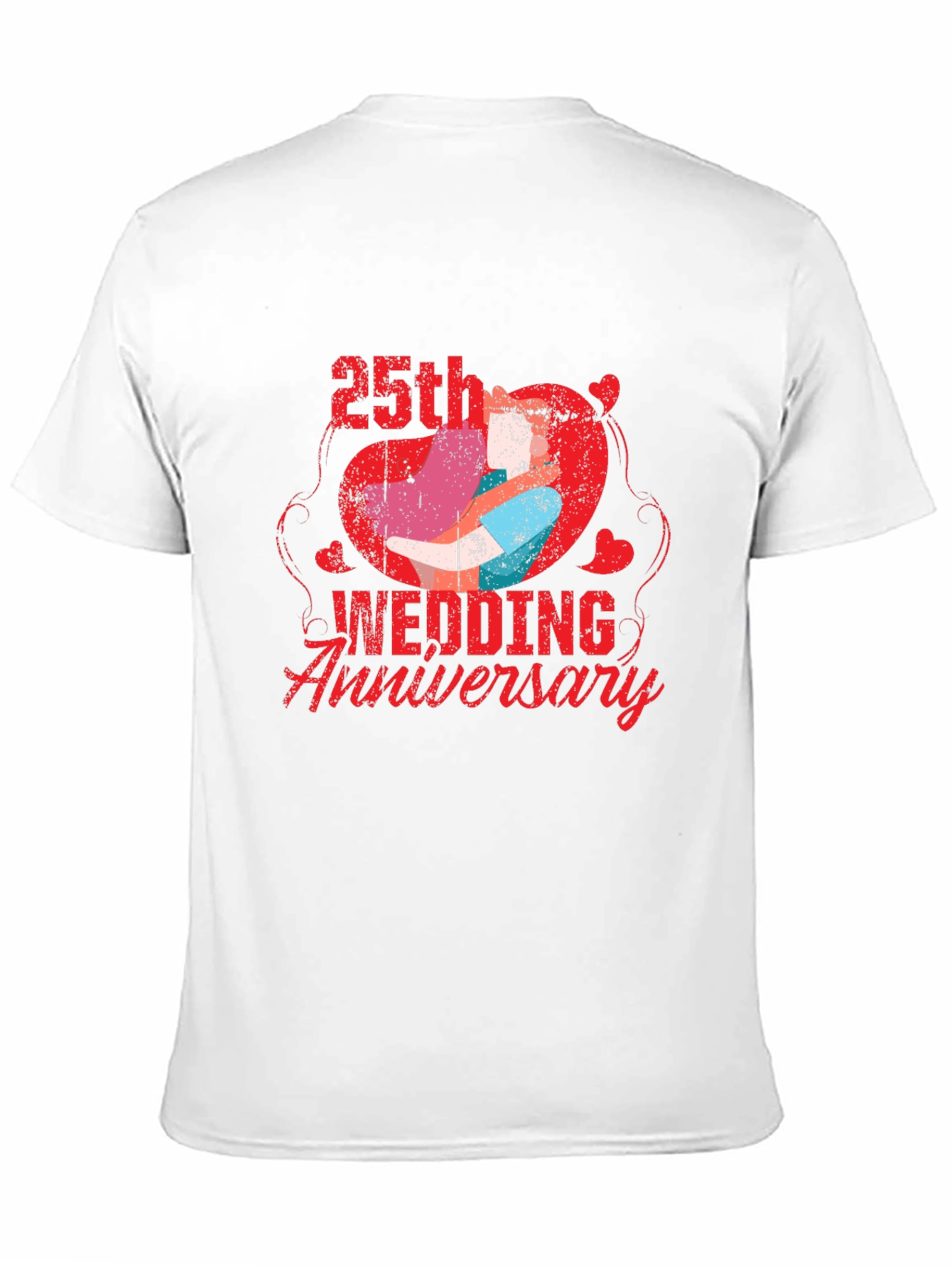 25th Wedding Anniversary Graphic Tee