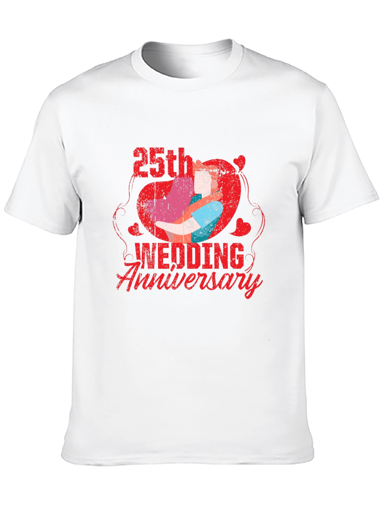 25th Wedding Anniversary Graphic Tee