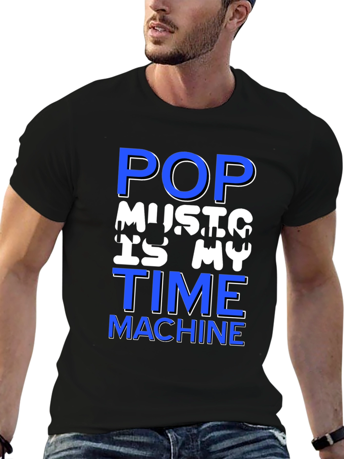 Pop Music Time Machine Graphic T-Shirt