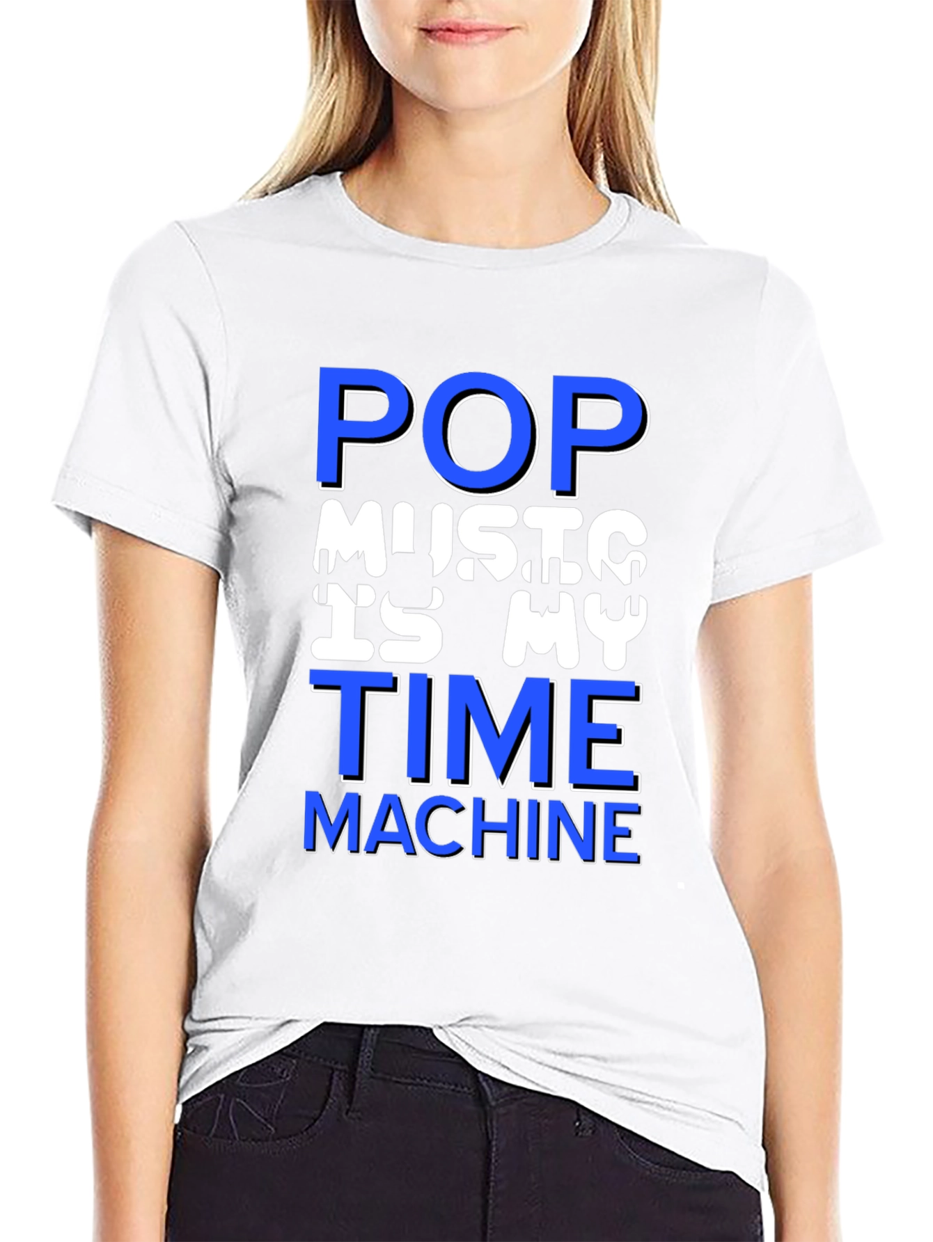 Pop Music Time Machine Graphic T-Shirt