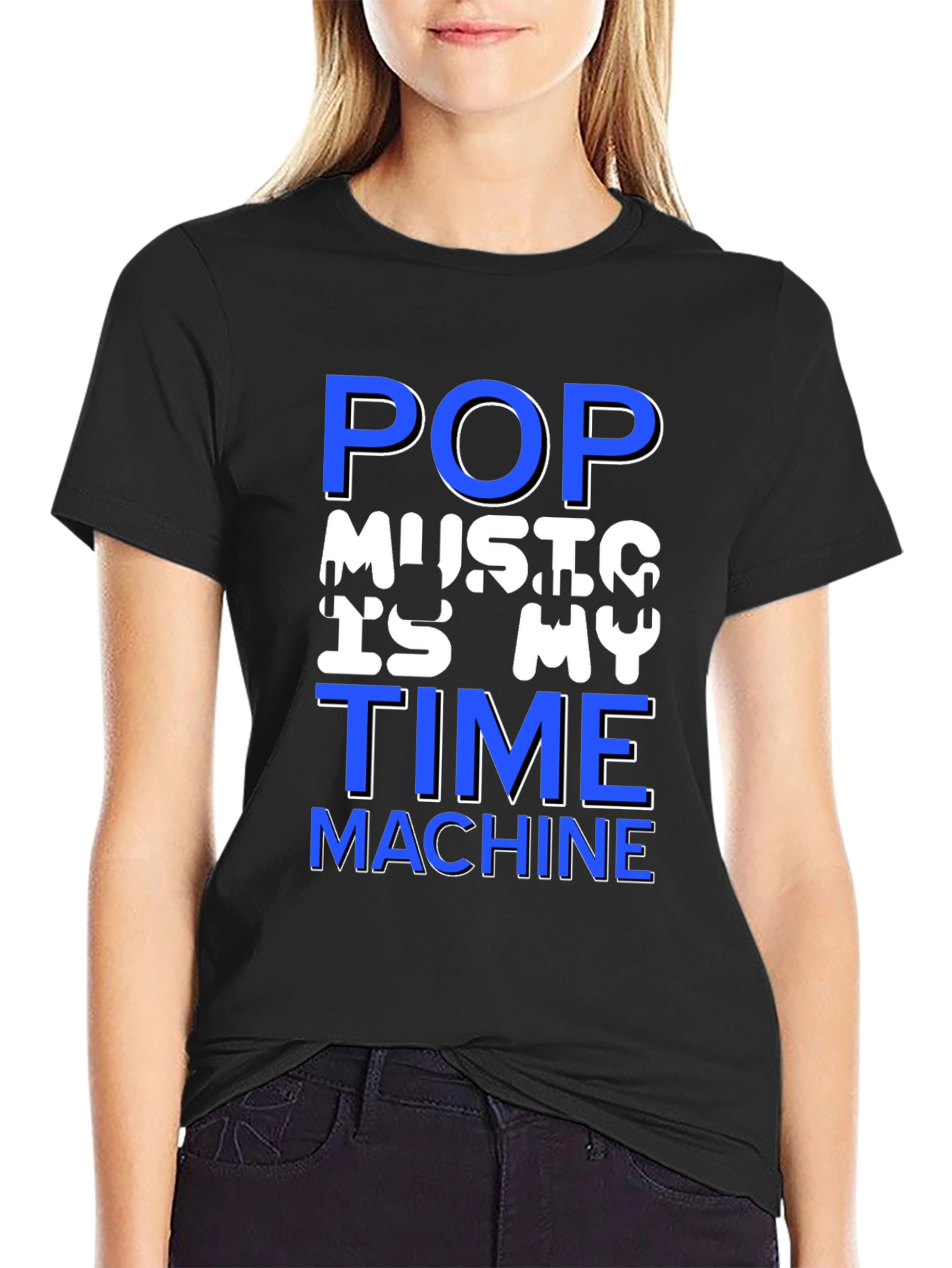 Pop Music Time Machine Graphic T-Shirt