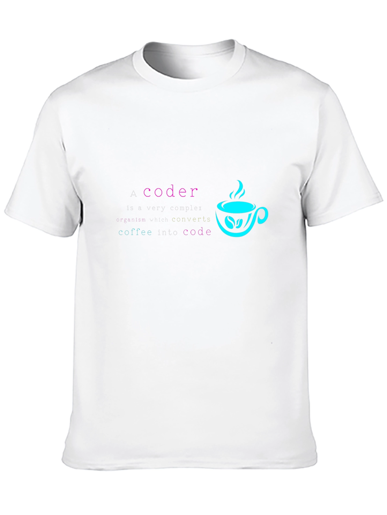 Coder Coffee T-Shirt - Turn Coffee into Code!