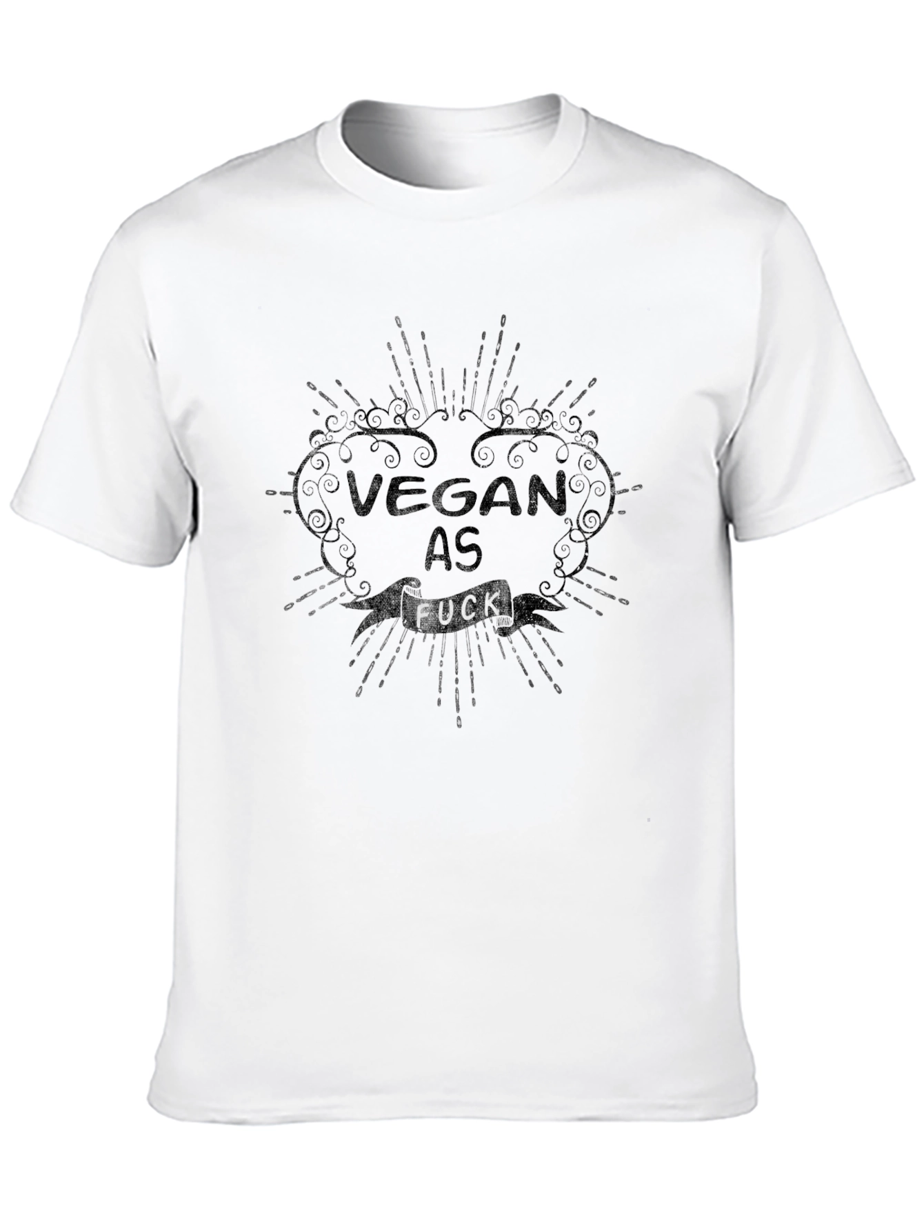 Vegan AF T-Shirt - Black Cotton Tee